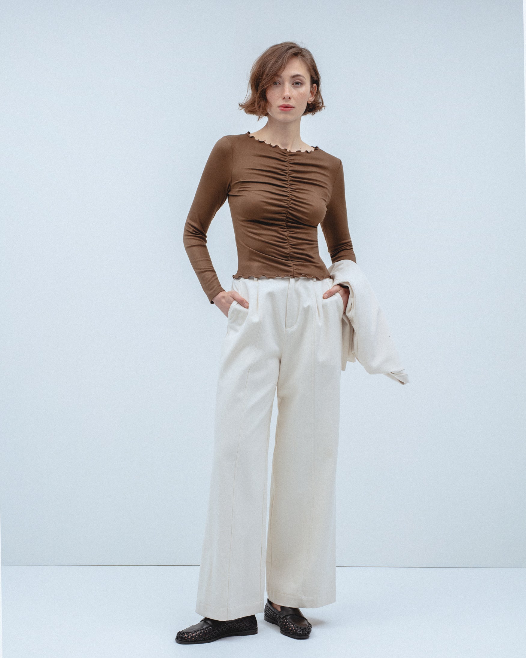 Pantalón Wide Leg Pinzas