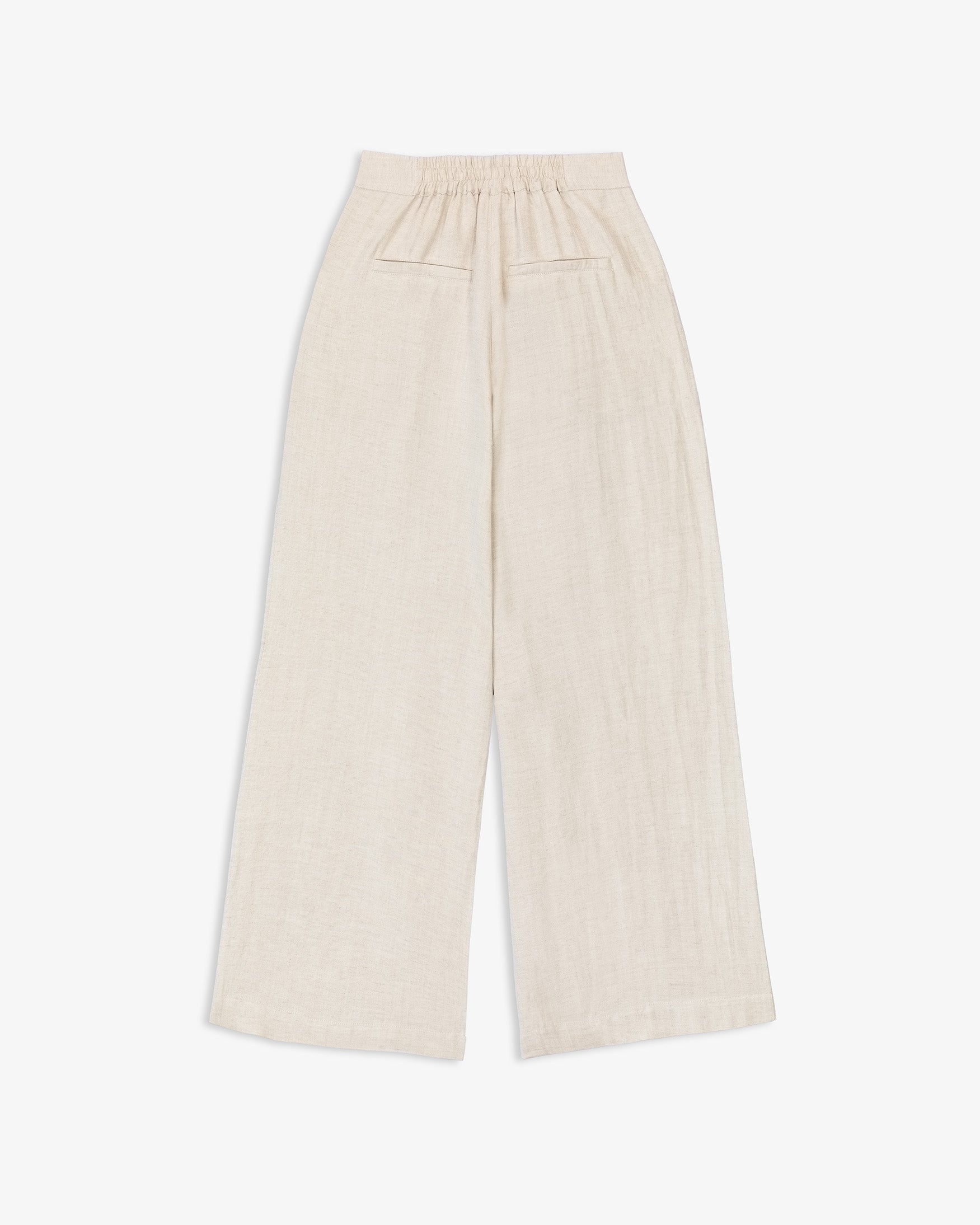 Pantalón Fluido Goma Mezcla Lino