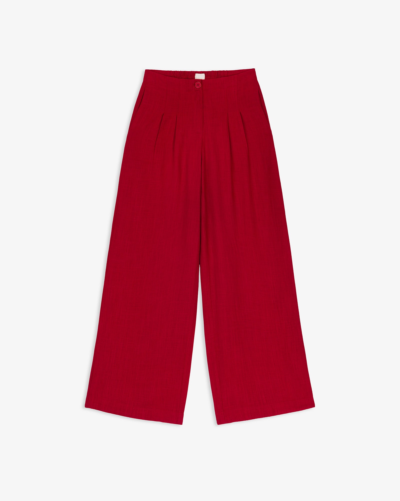 Pantalón Pliegues Wide Leg