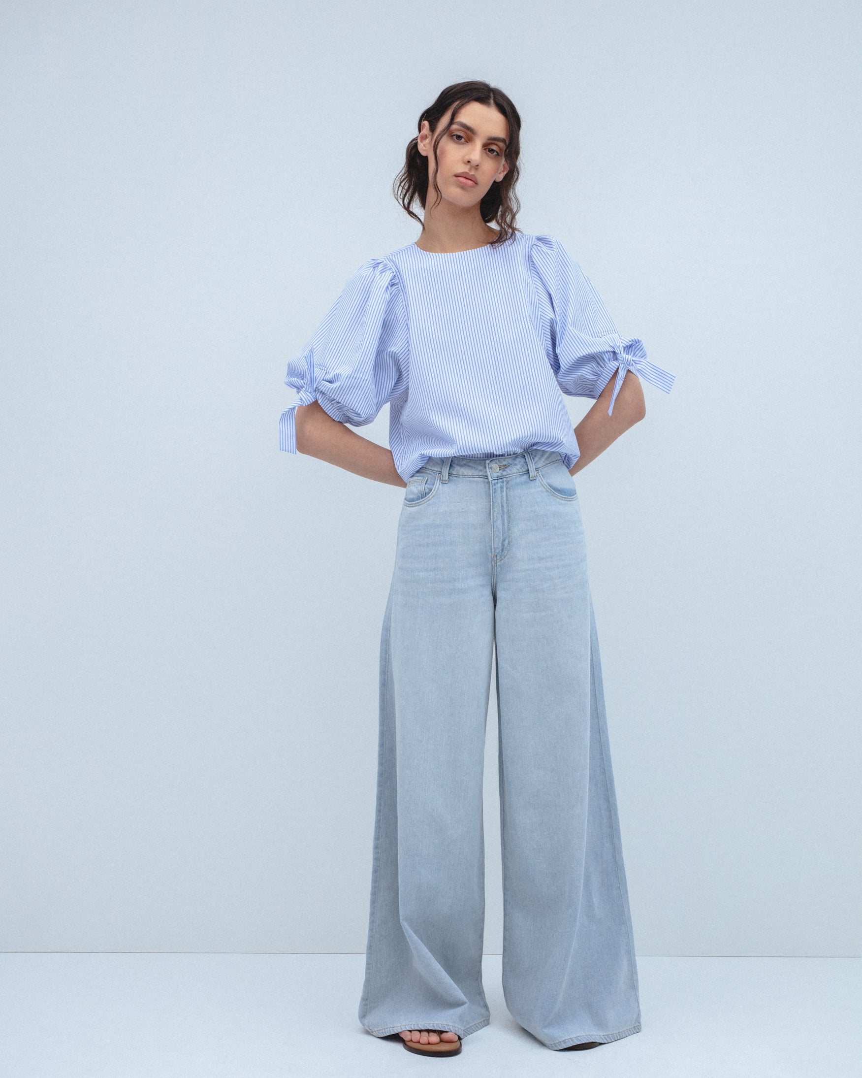 Jeans Palazzo Fluido