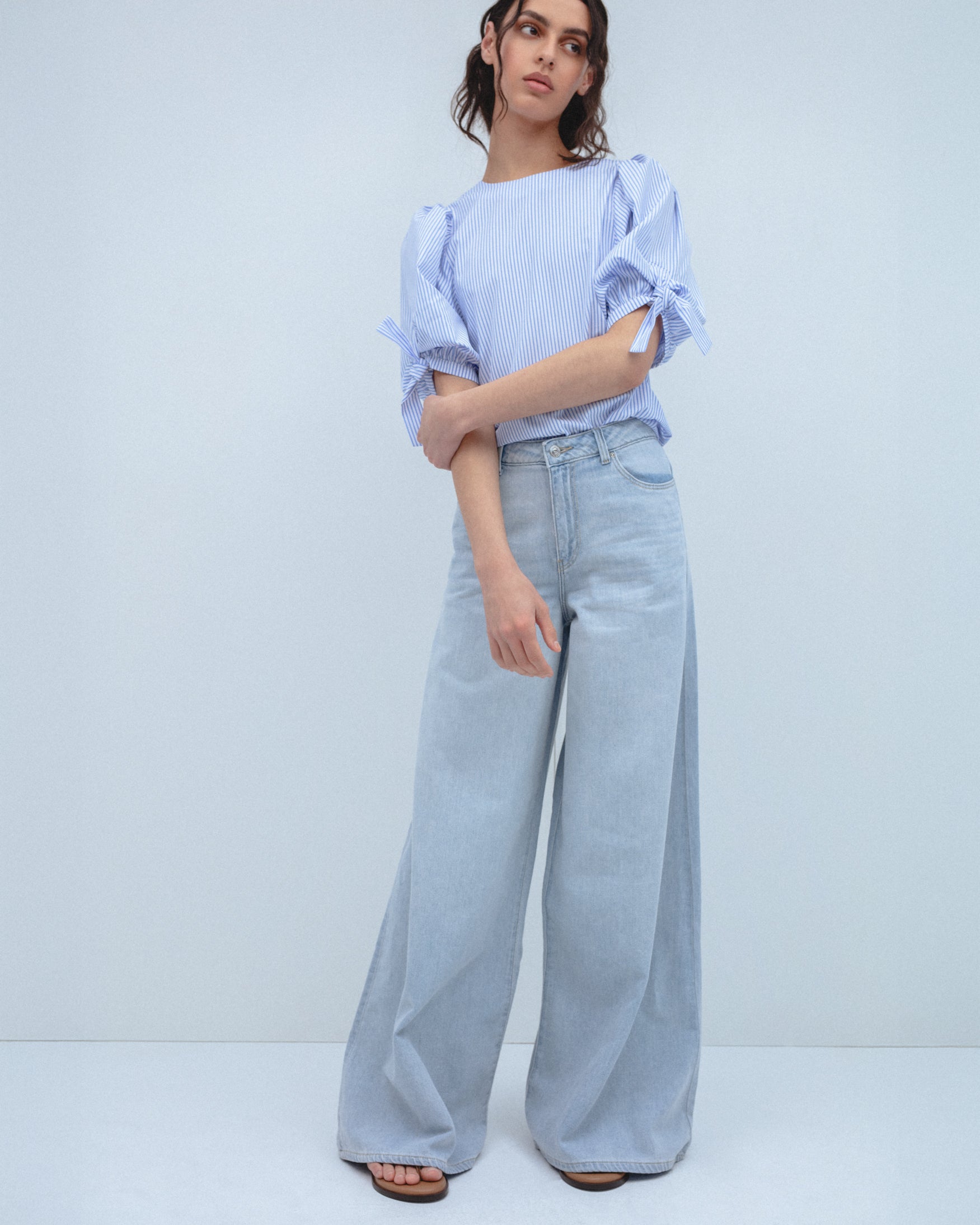 Jeans Palazzo Fluido