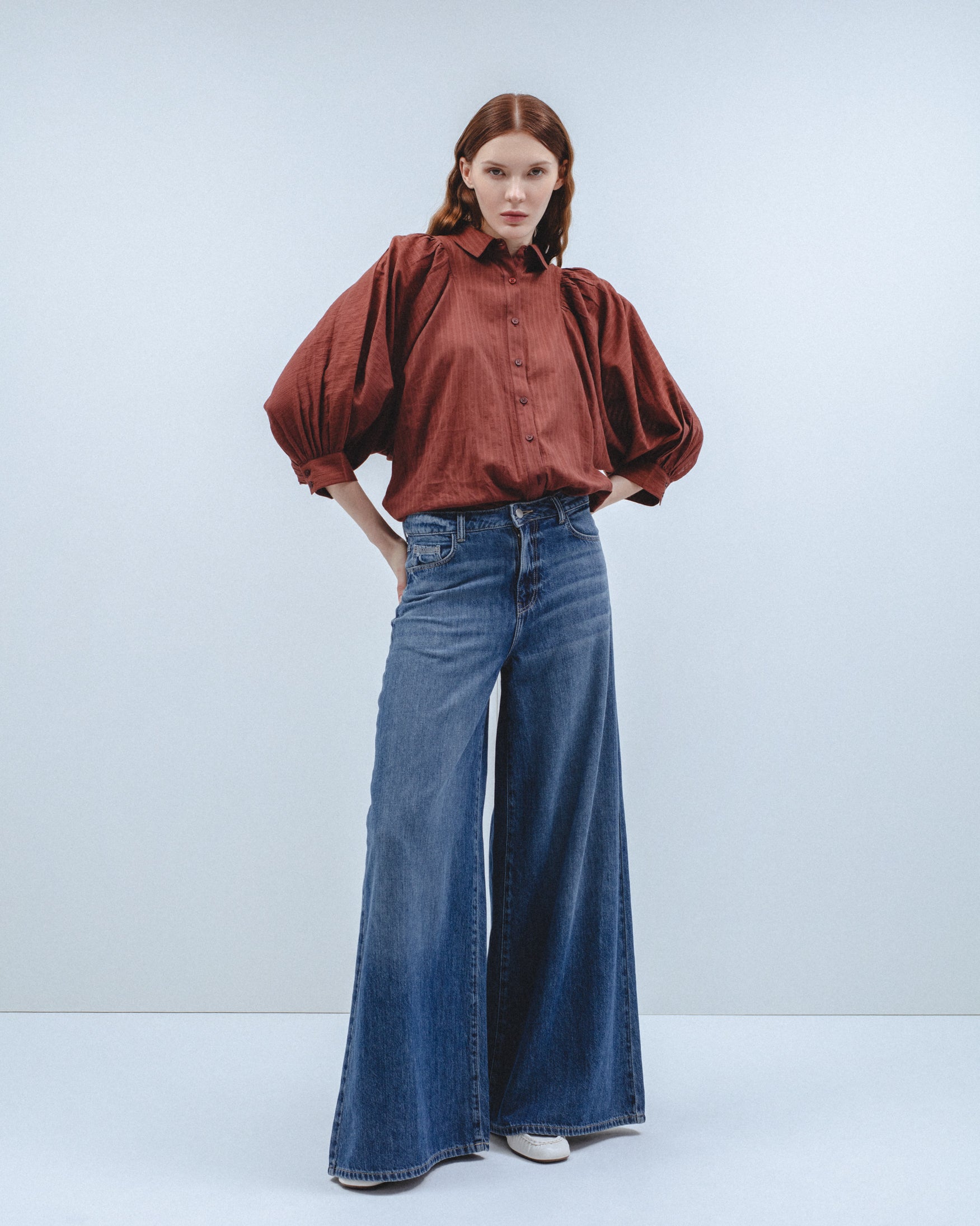 Jeans Palazzo Fluido