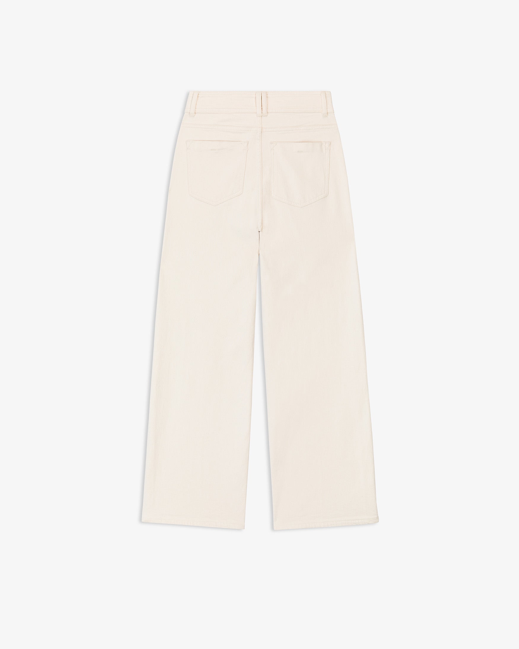 Pantalón Sarga Wide Leg Bolsillos