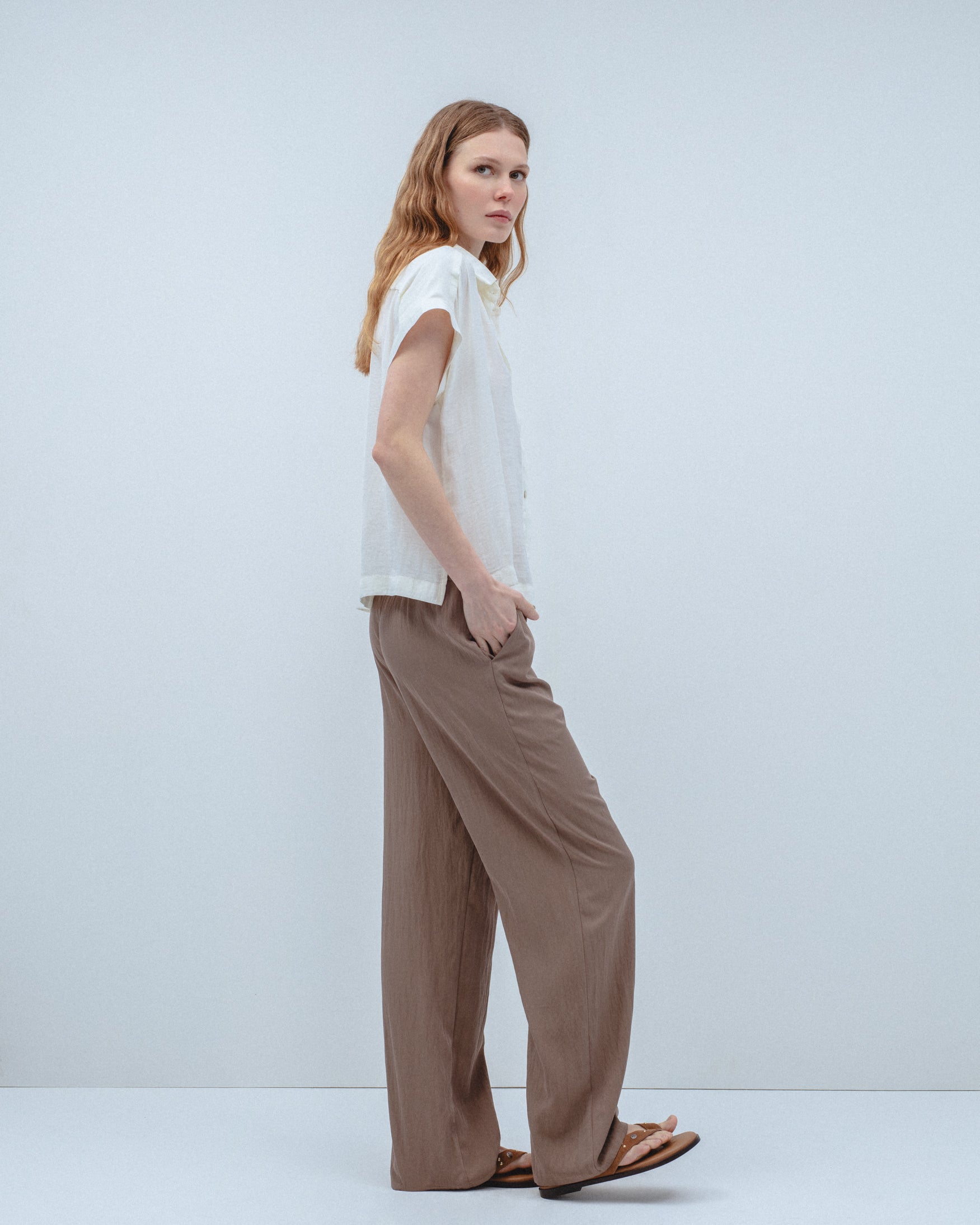 Pantalón Fluído Gomas