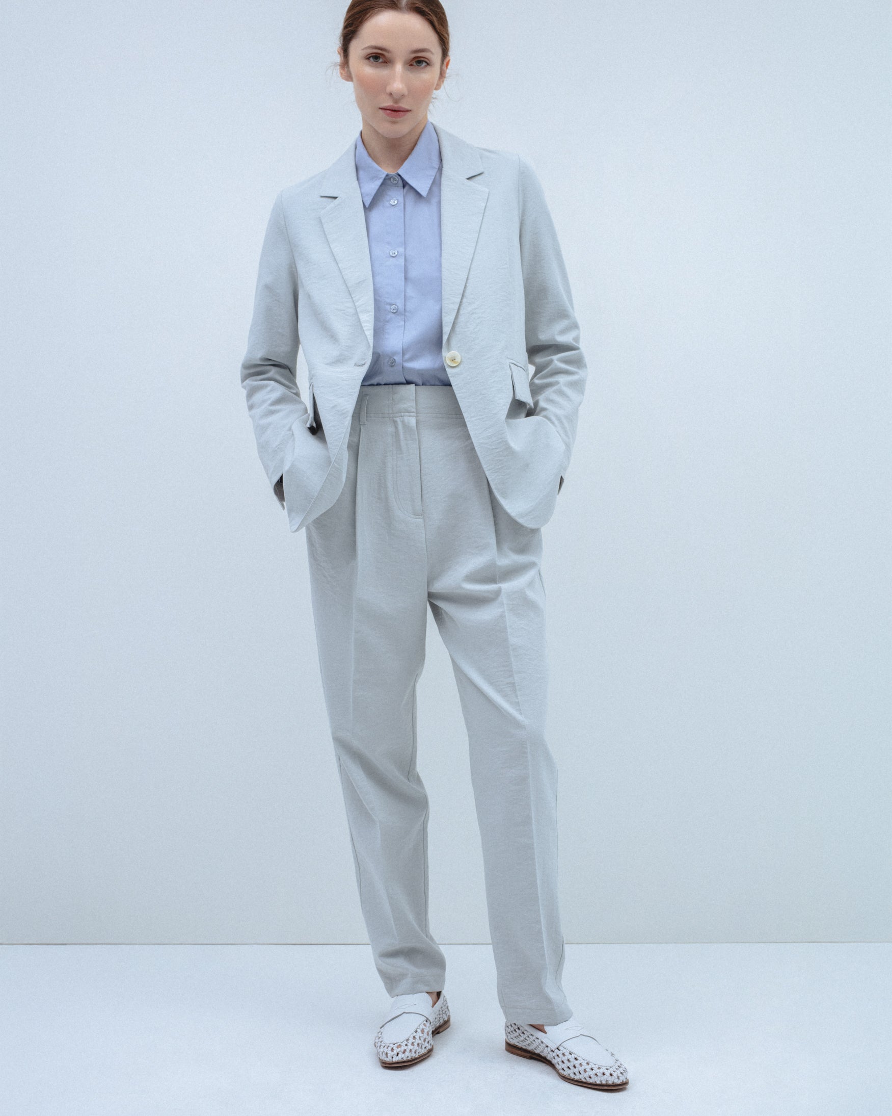 Pantalón Pinzas Tiro Alto