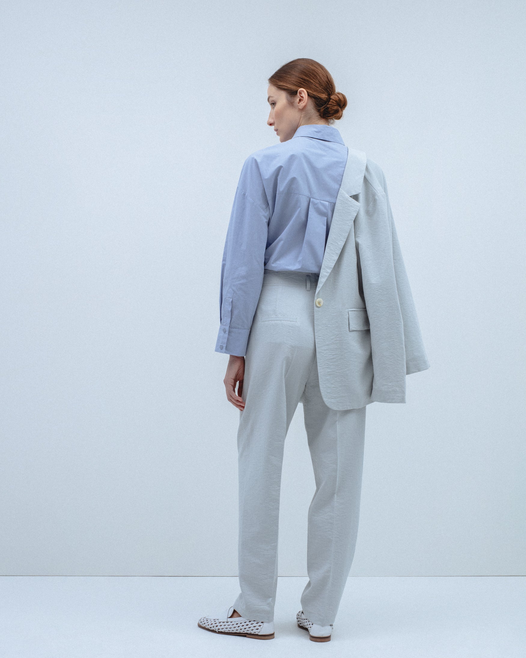 Pantalón Pinzas Tiro Alto