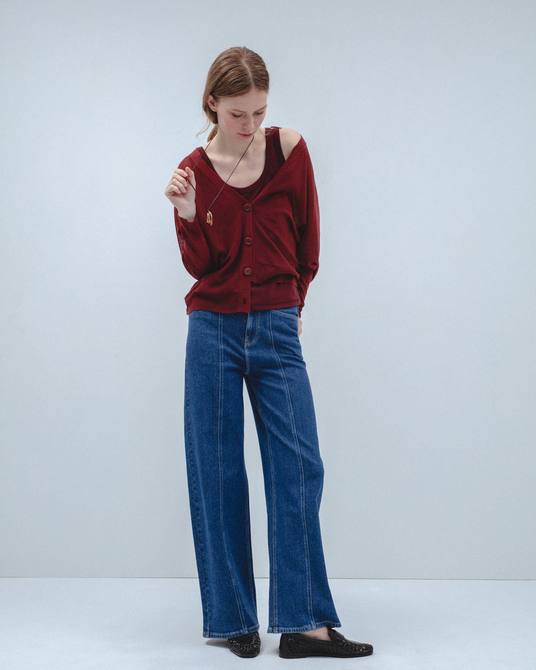 Jeans Cropped Wide Leg