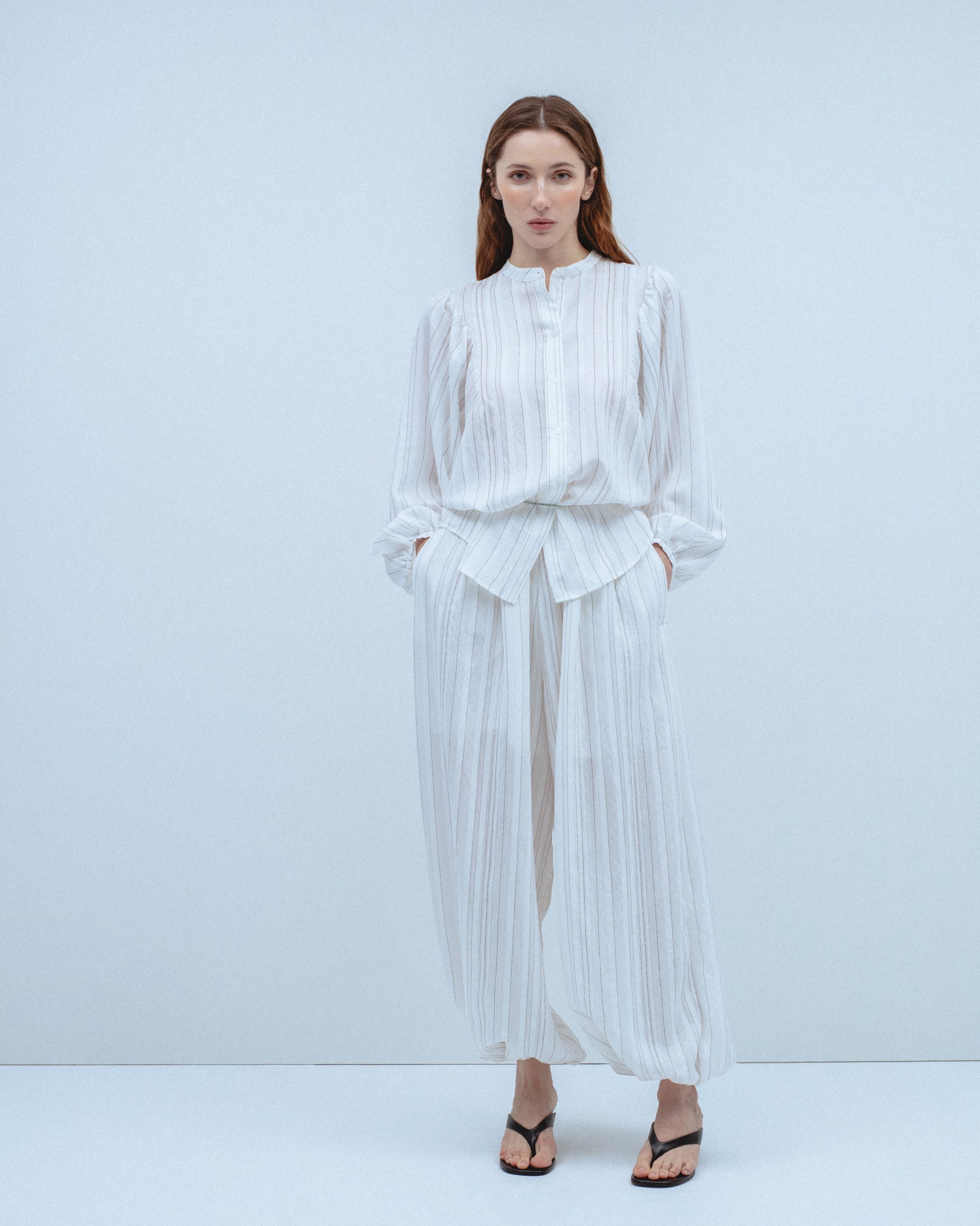 Pantalón Rayas Fluído