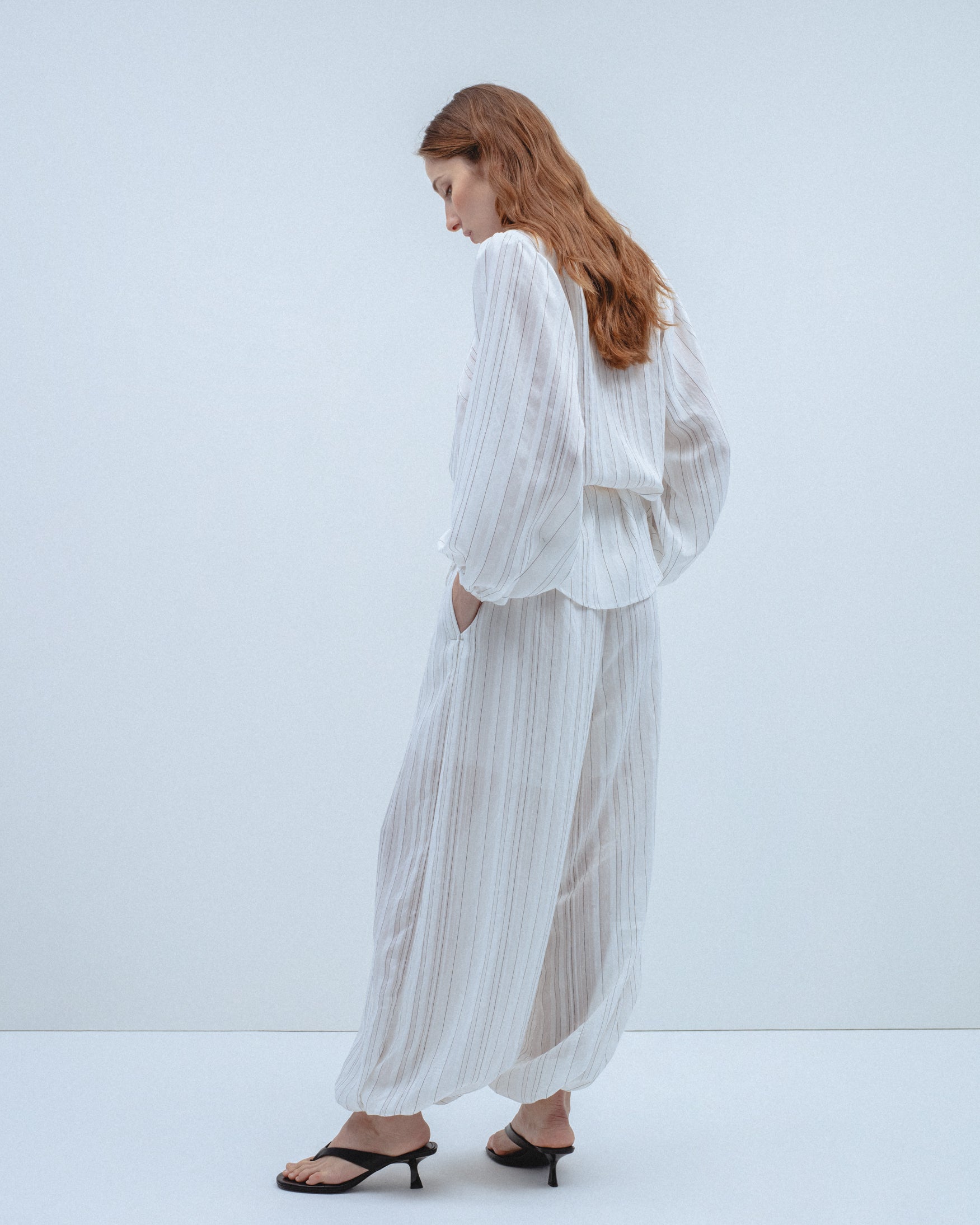 Pantalón Rayas Fluído