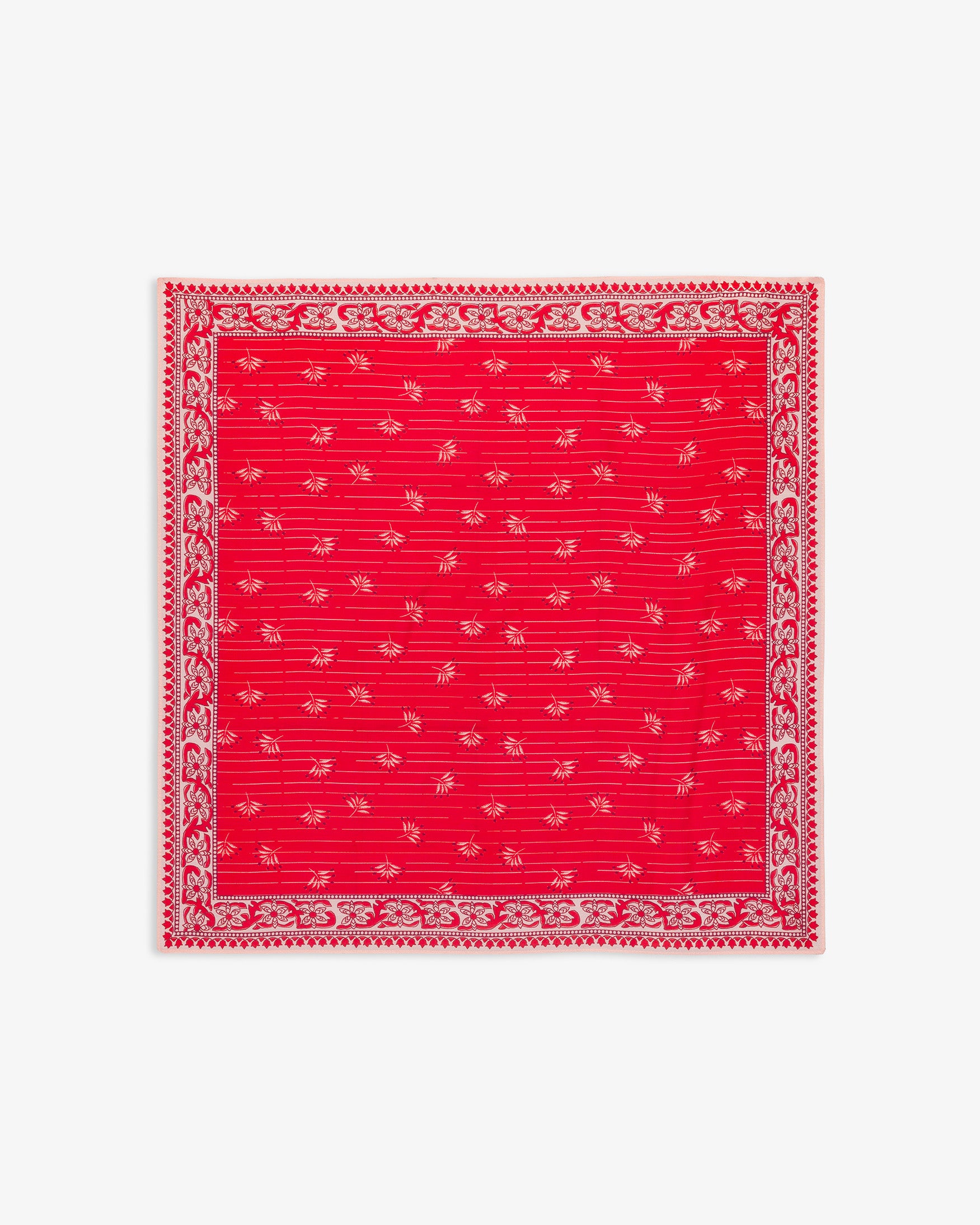 Pañuelo Seda Estampado Floral