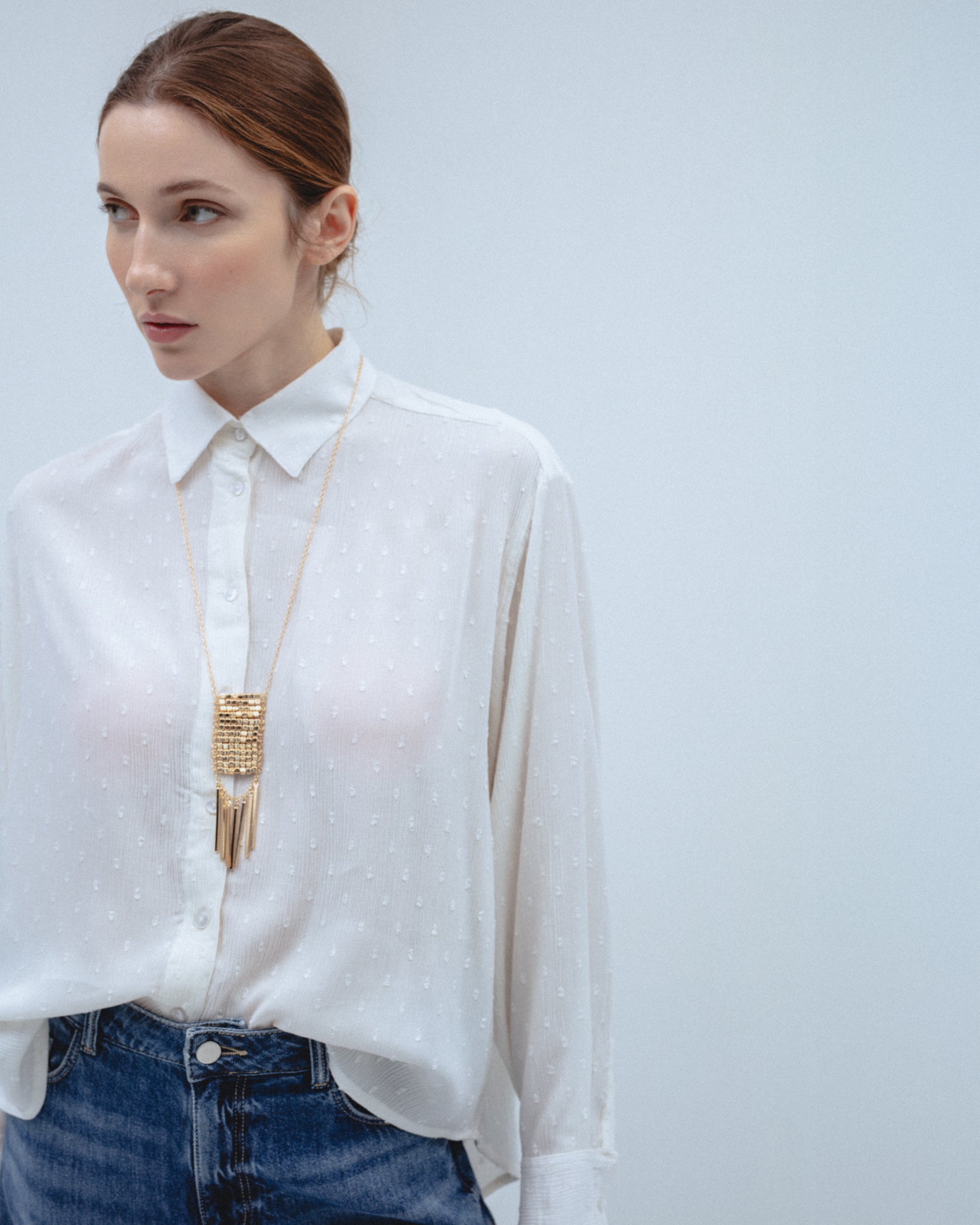 Collar Colgante Pieza Geométrica