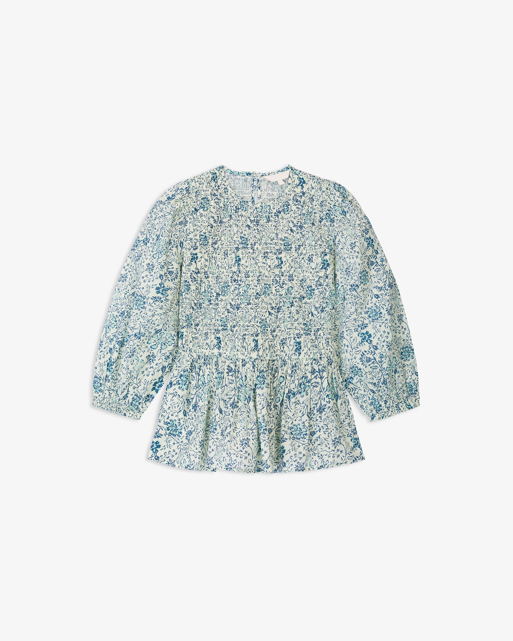 Blusa Nido de Abeja Estampado Floral