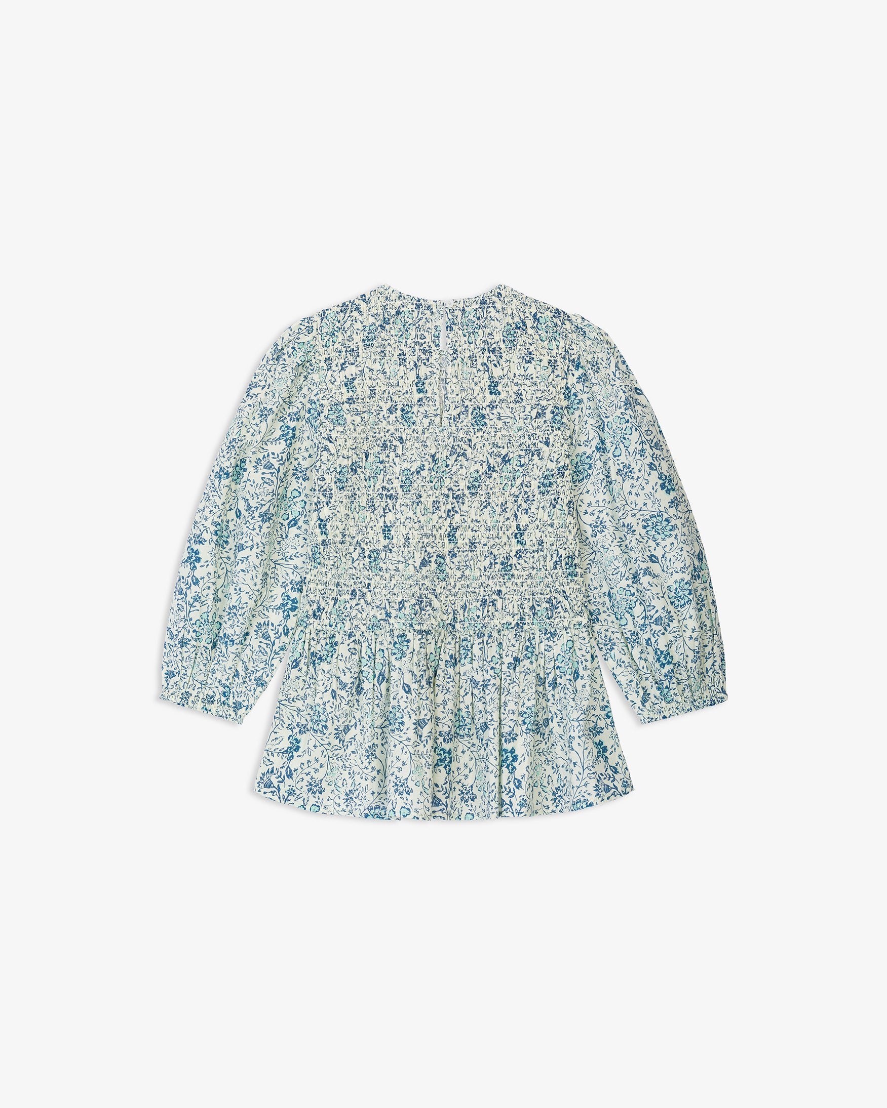 Blusa Nido de Abeja Estampado Floral