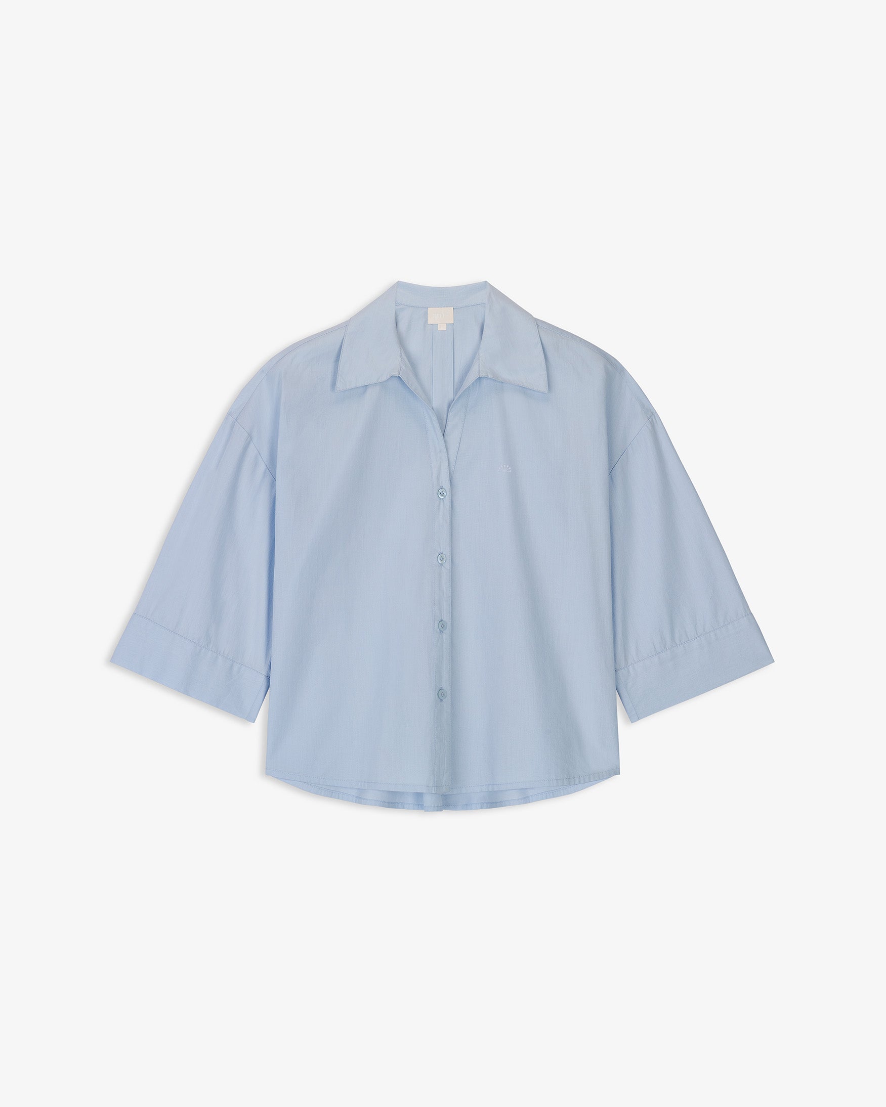 Camisa Corta Oversize Popelín