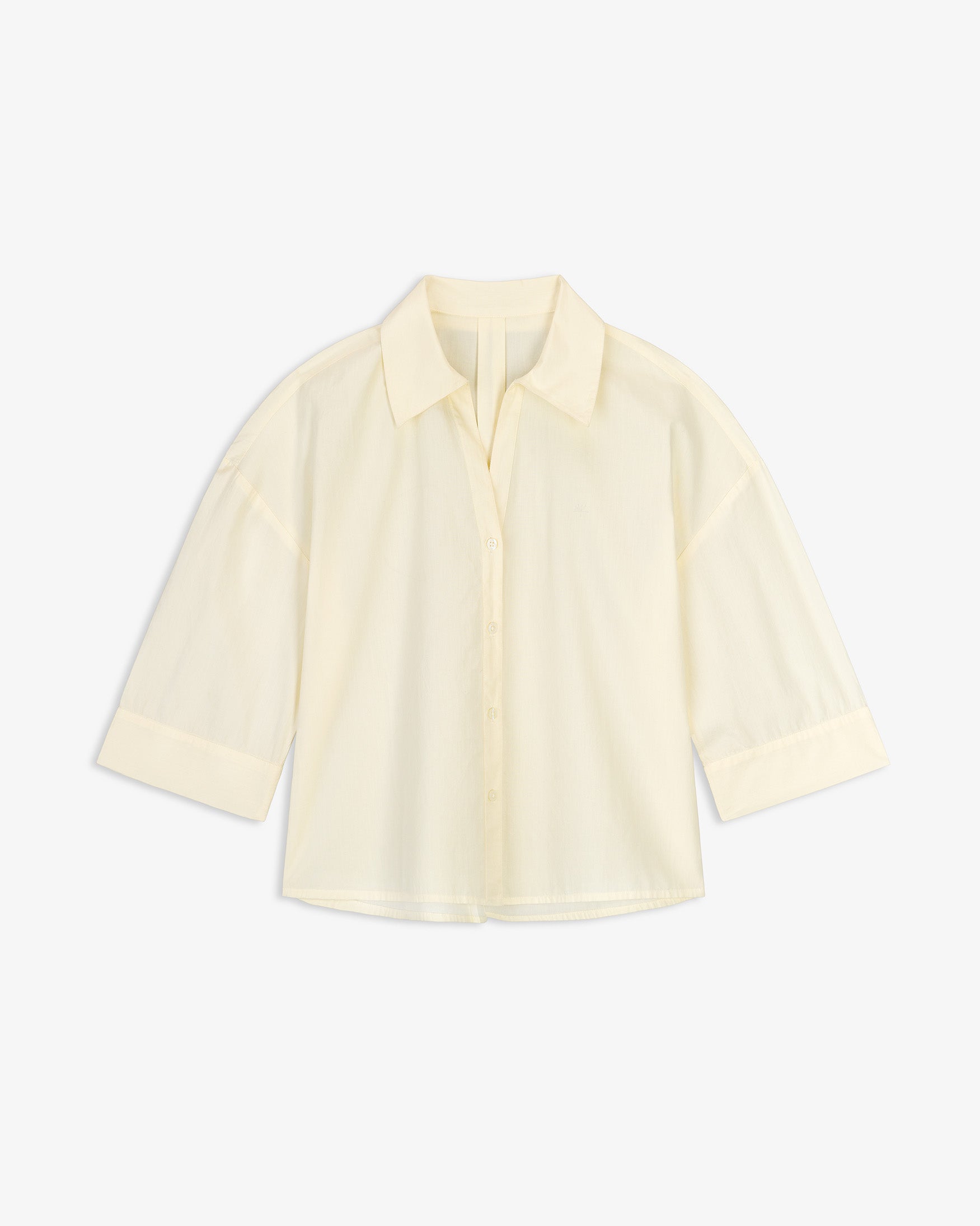 Camisa Corta Oversize Popelín