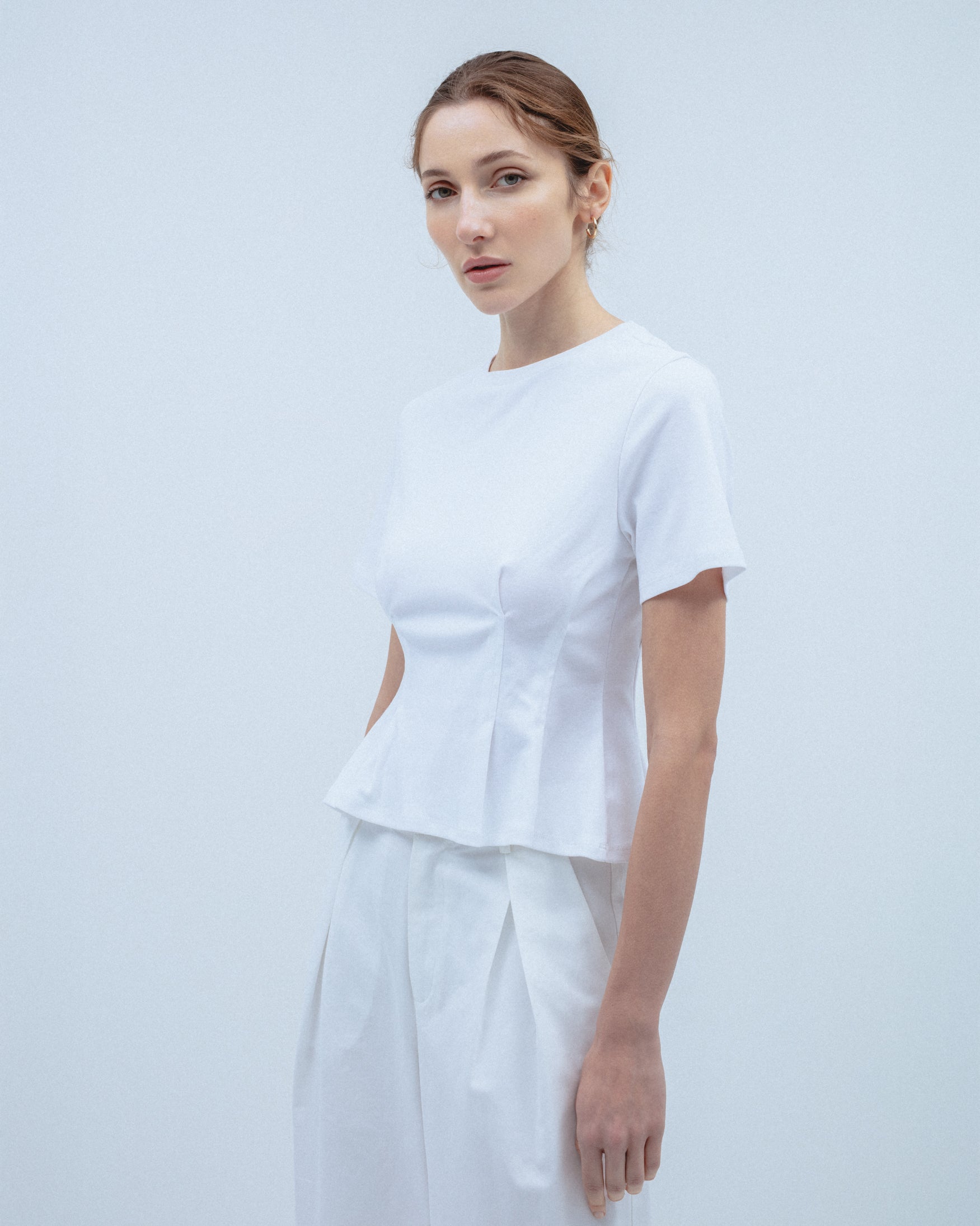 Camiseta Pliegues Cintura