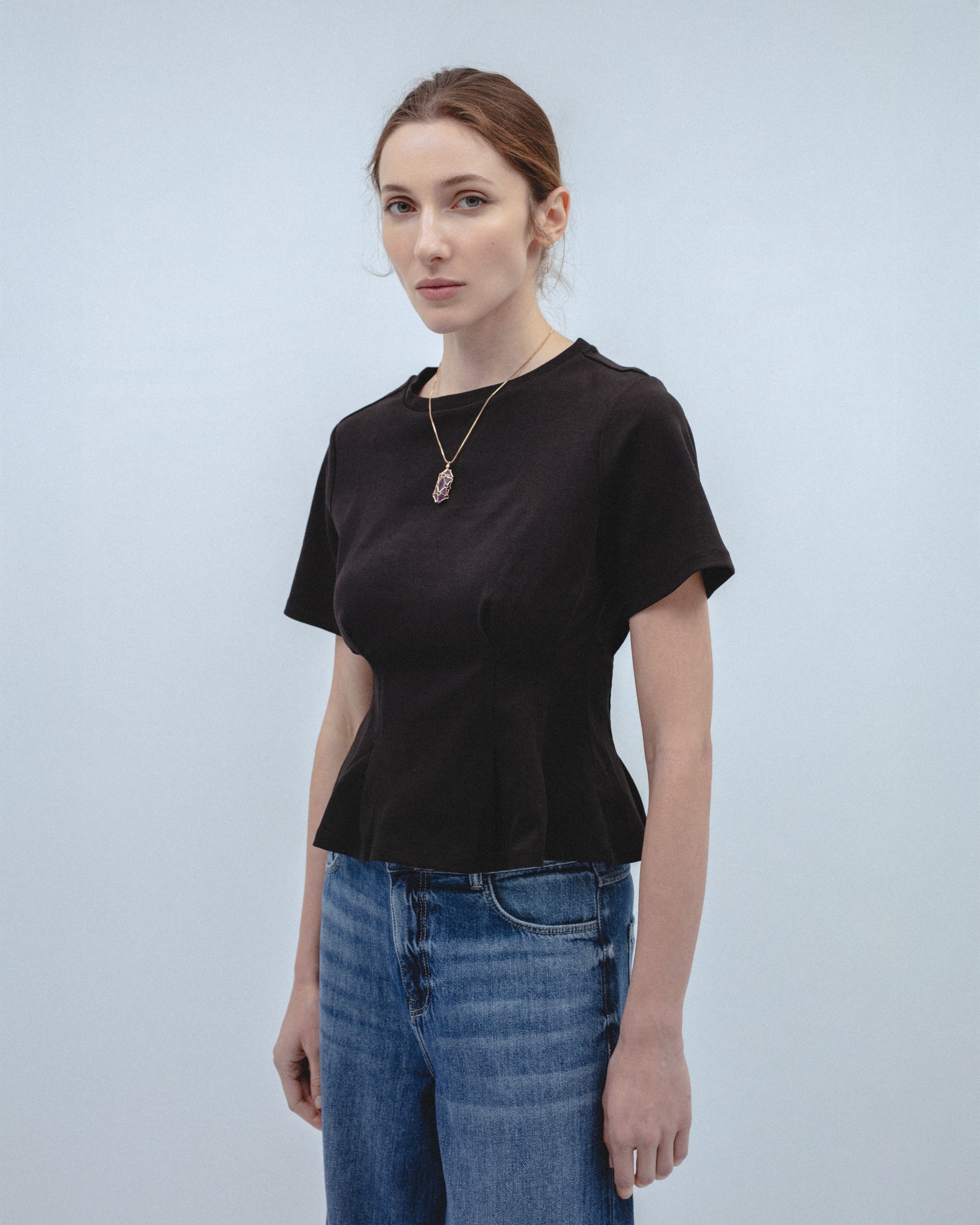 Camiseta Pliegues Cintura