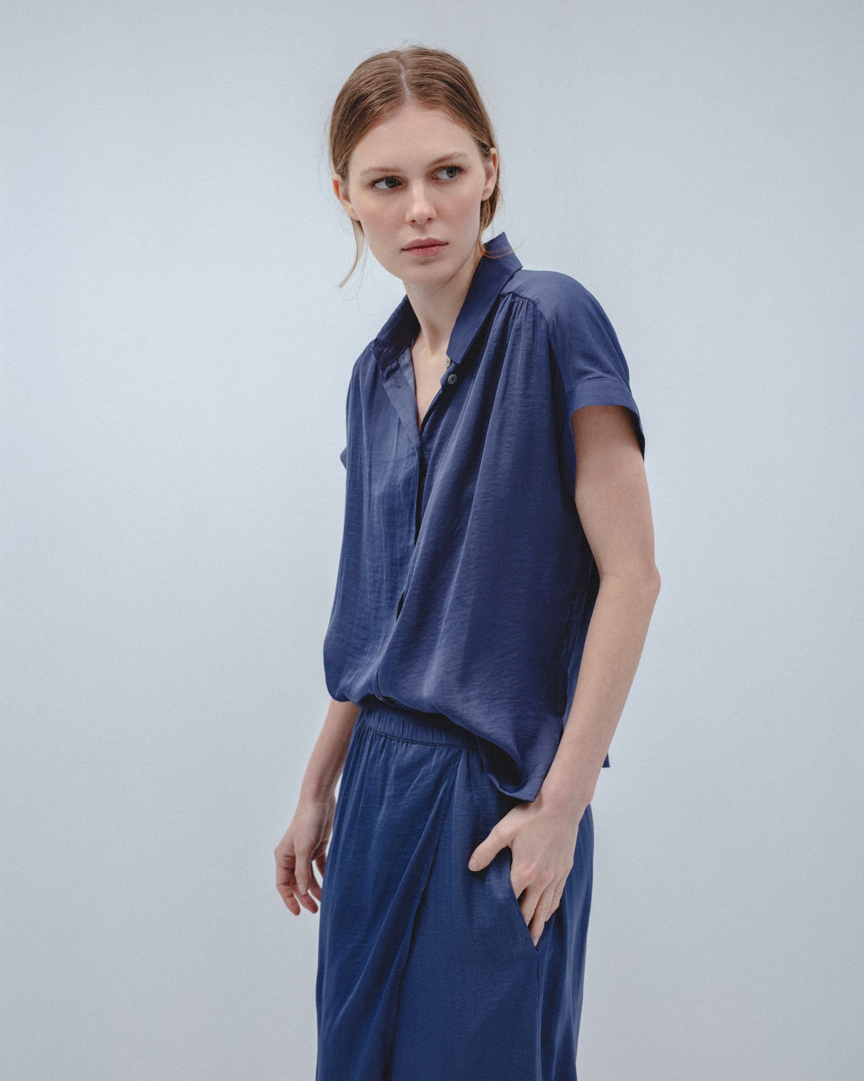 Camisa Fluida Frunces