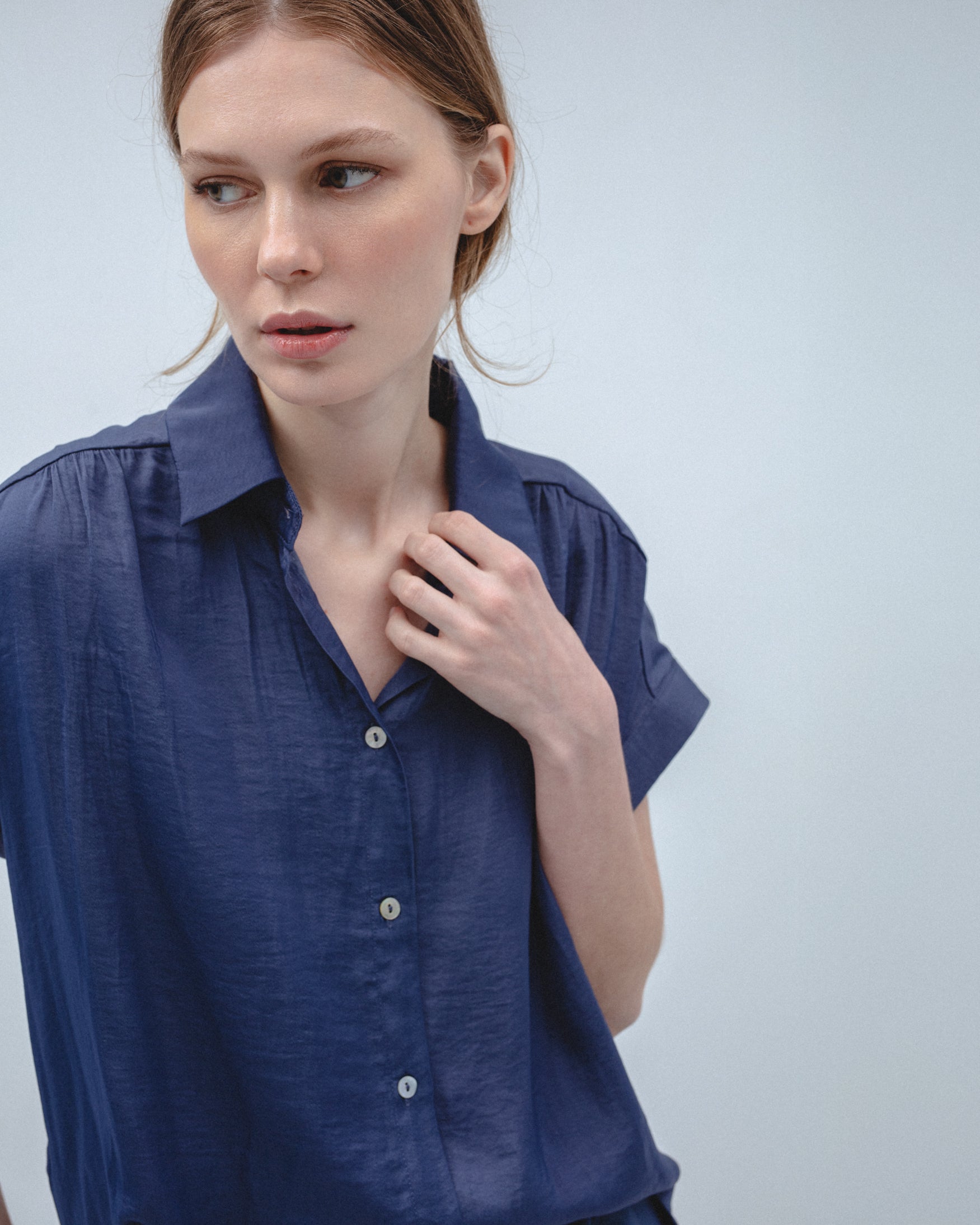 Camisa Fluida Frunces