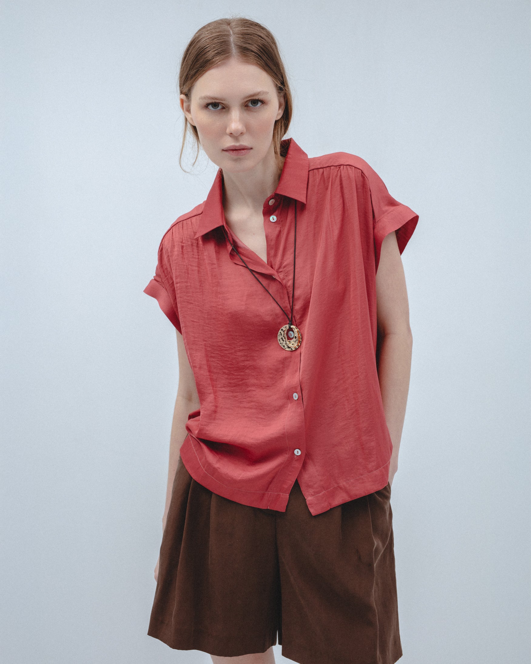 Camisa Fluida Frunces