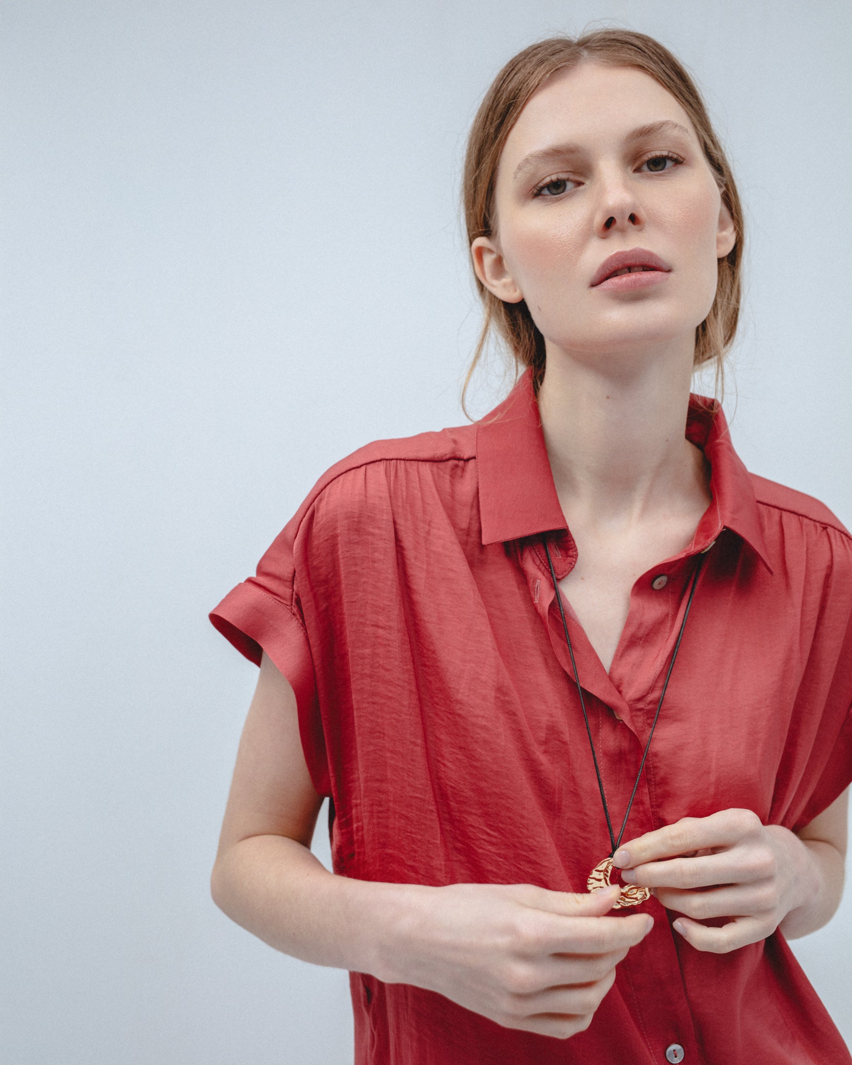 Camisa Fluida Frunces