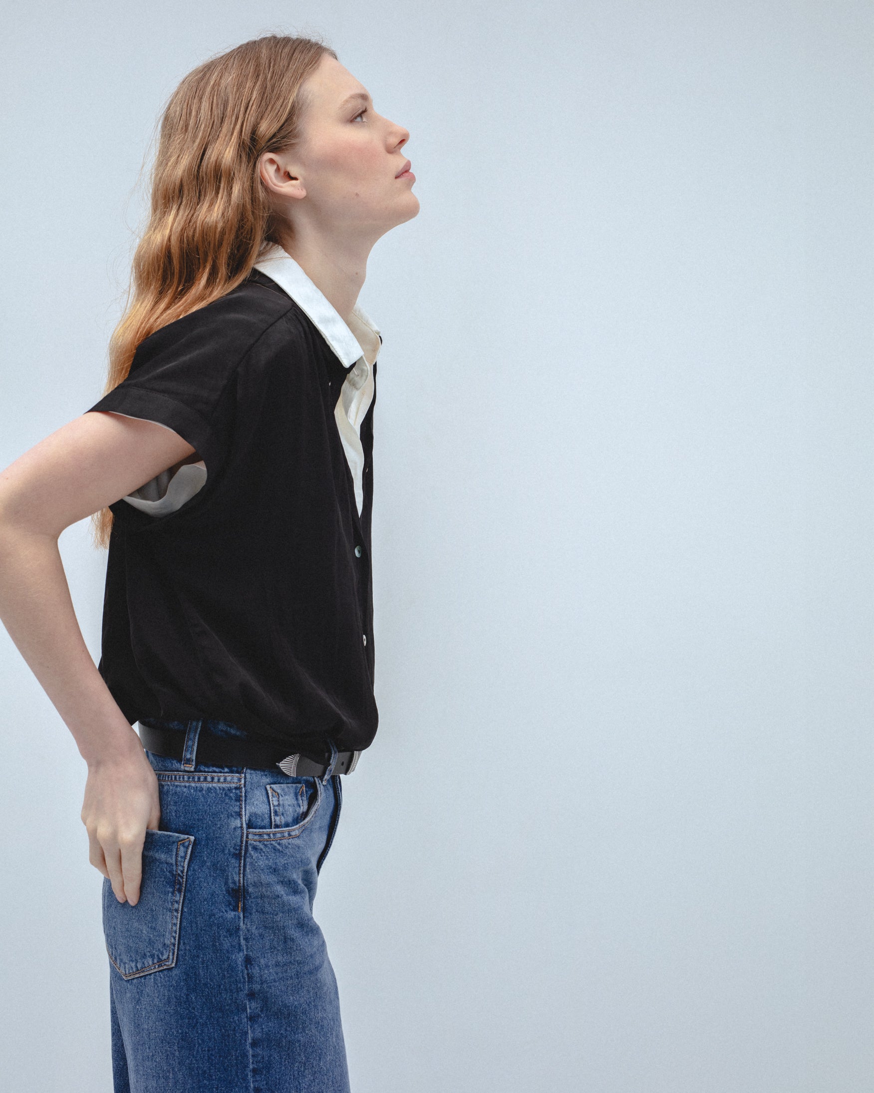 Camisa Fluida Frunces