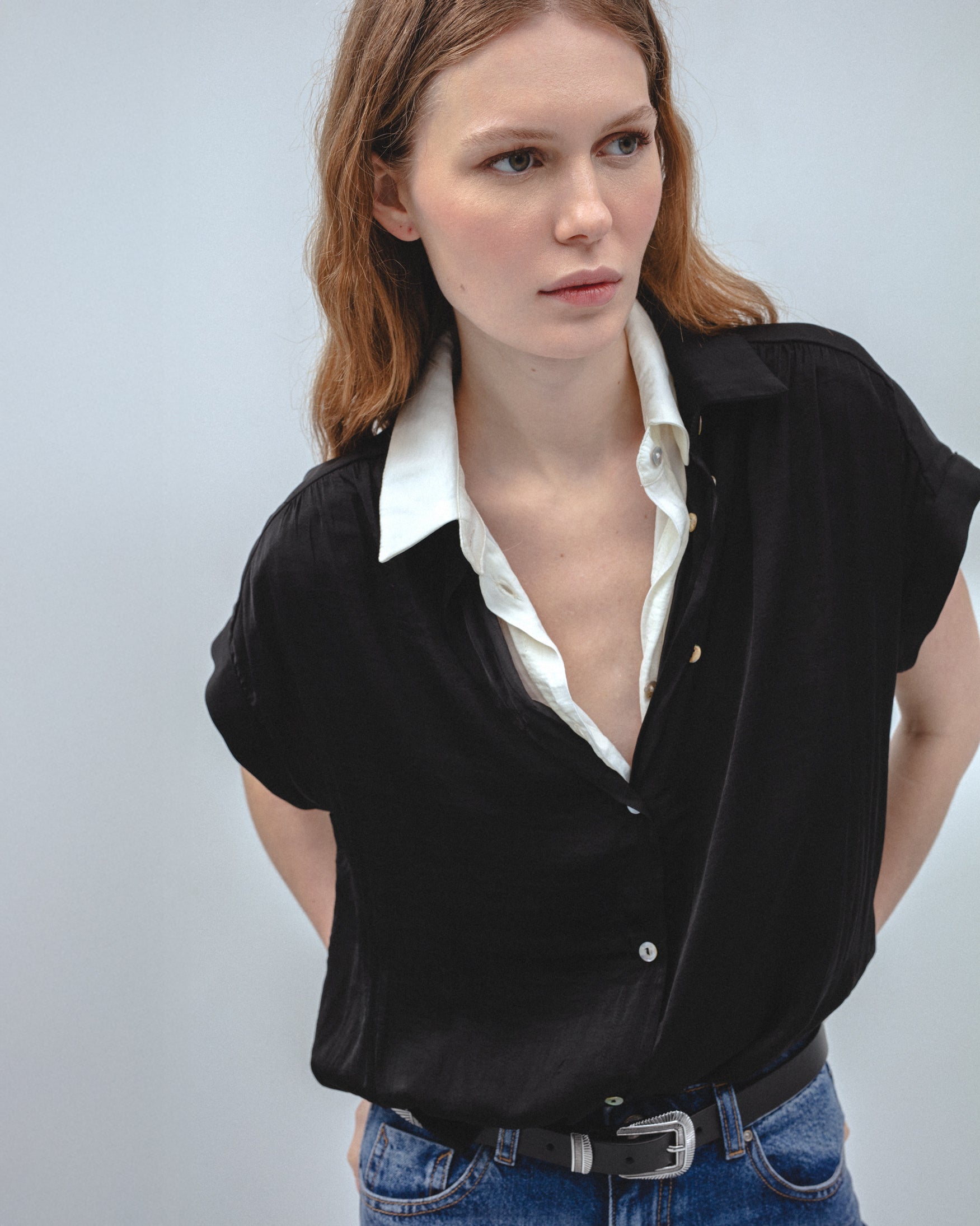 Camisa Fluida Frunces