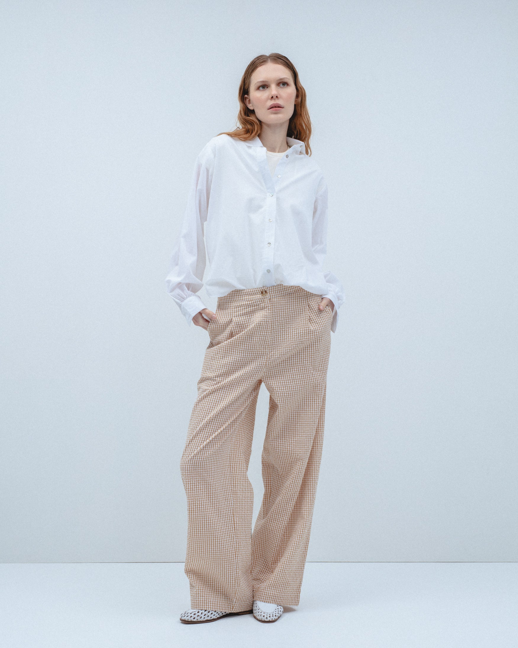 Pantalón Cropped Cuadro Vichy