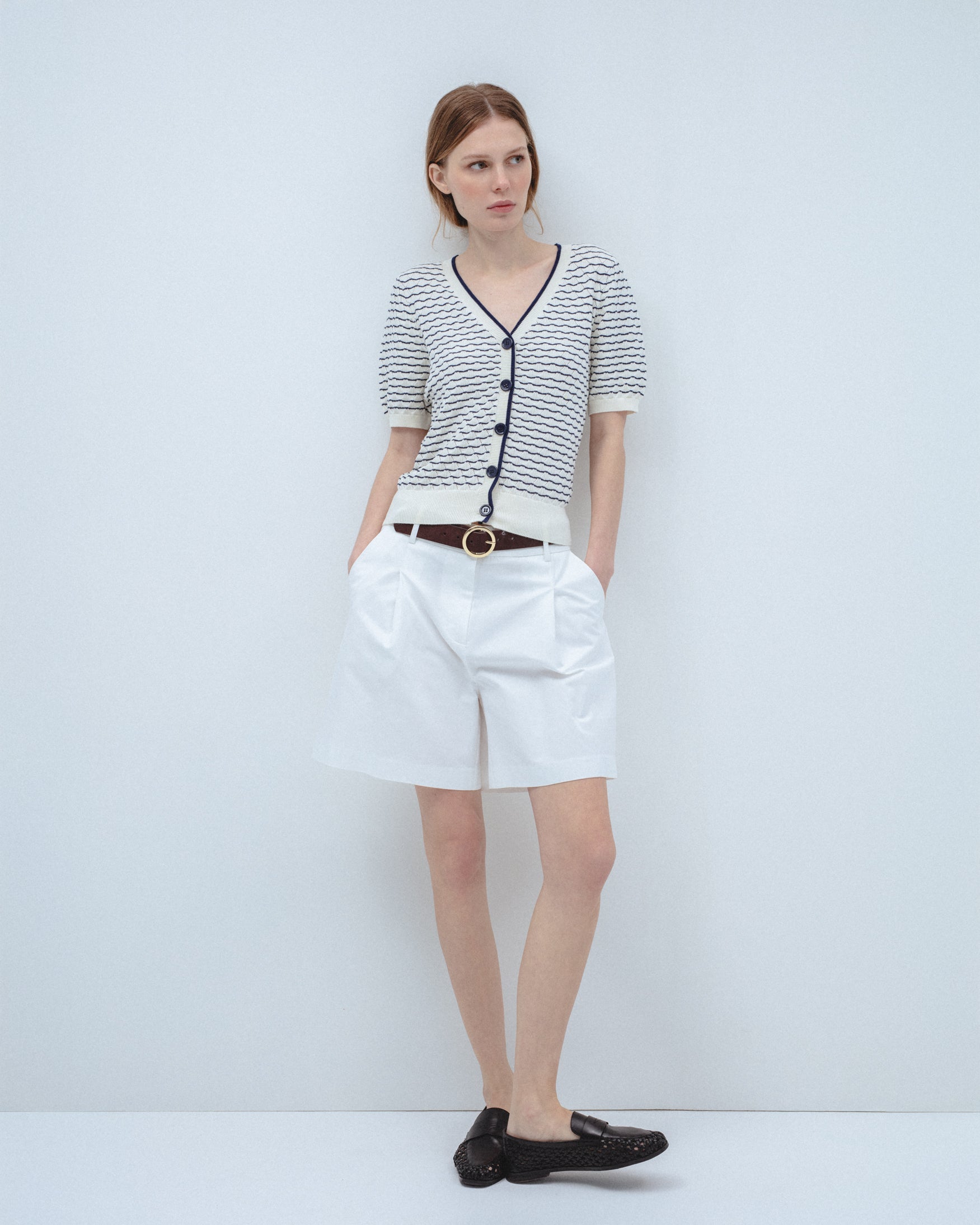 Cárdigan Punto Rayas