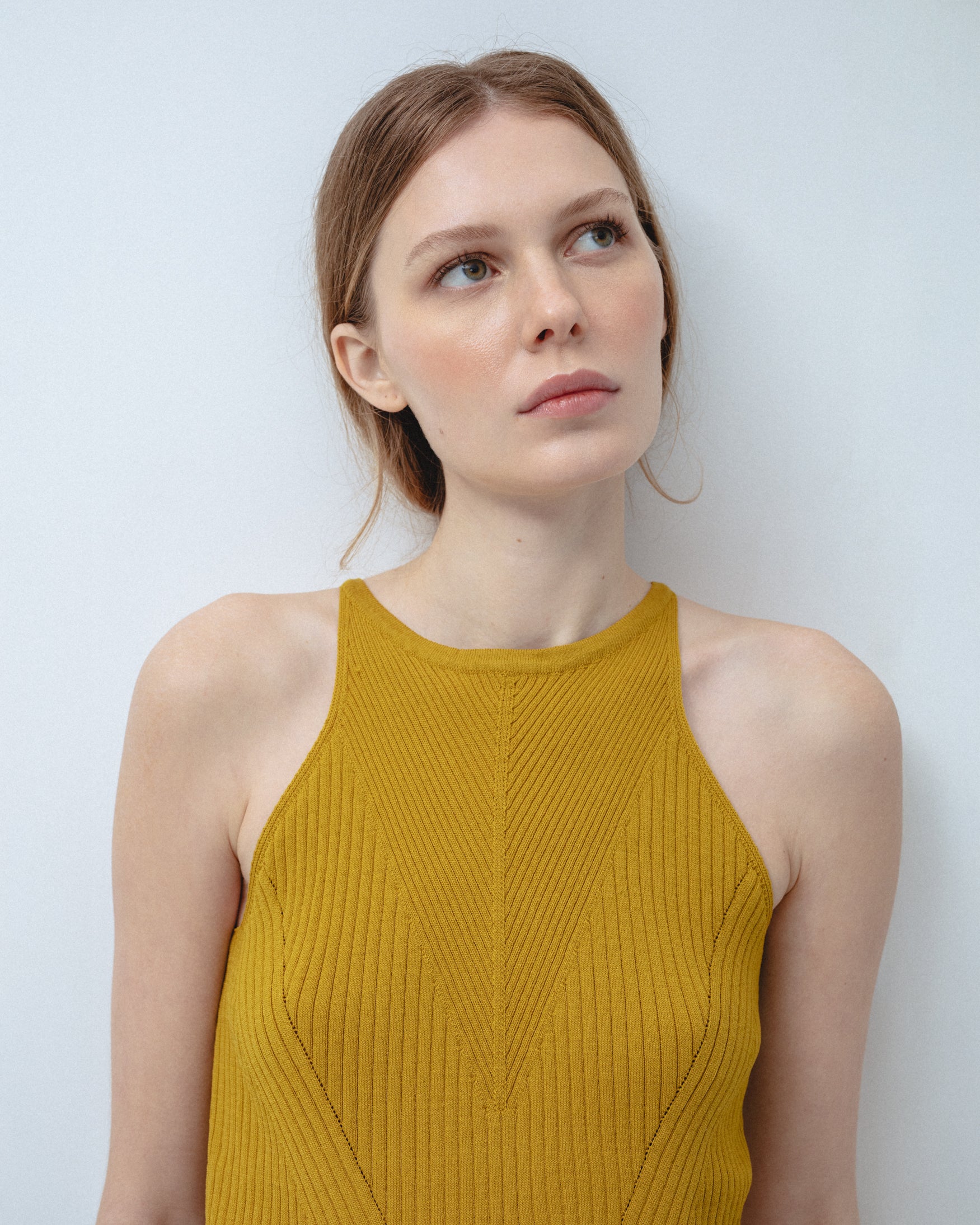 Top Punto Halter Rayas