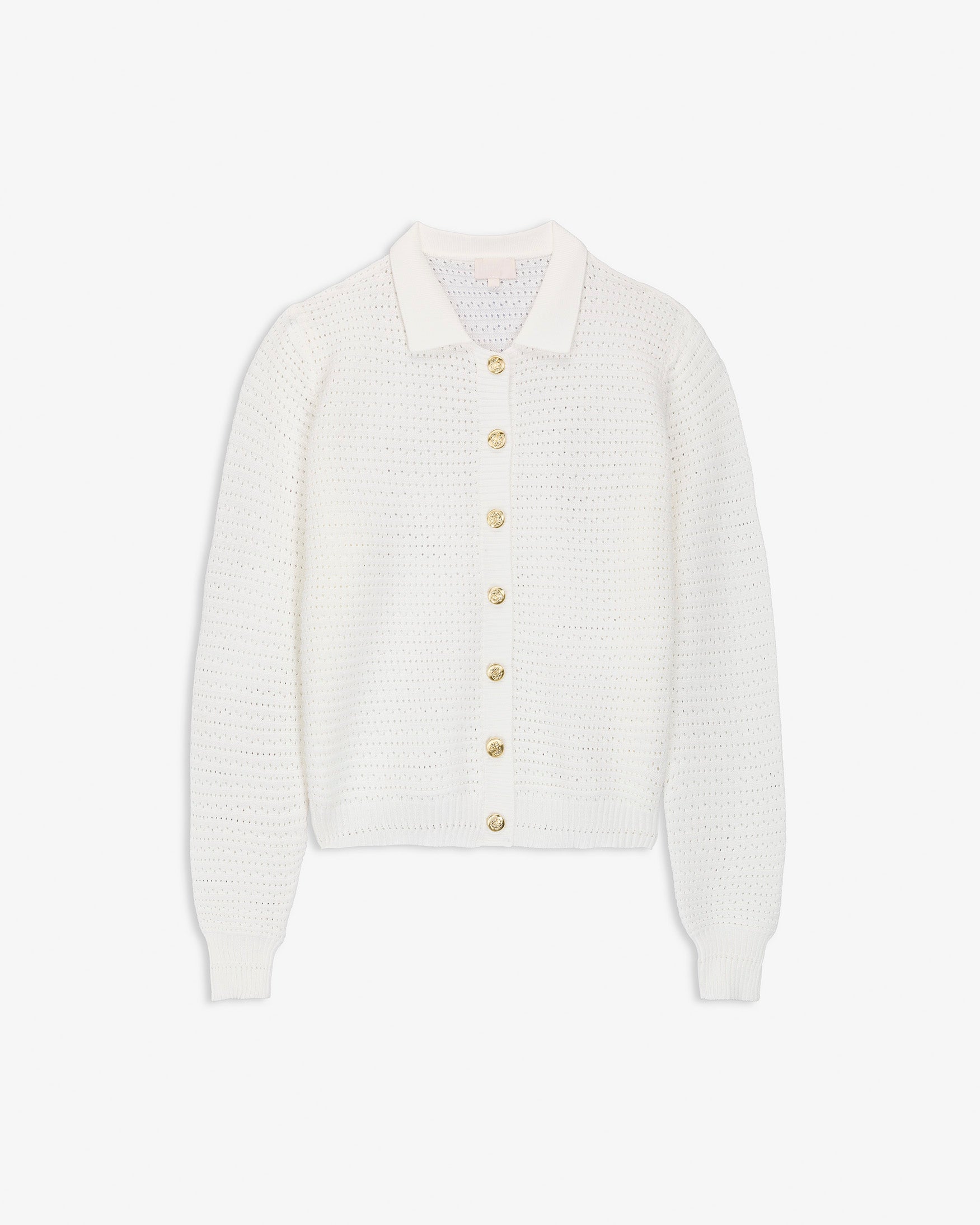 Cárdigan Polo Punto Calado