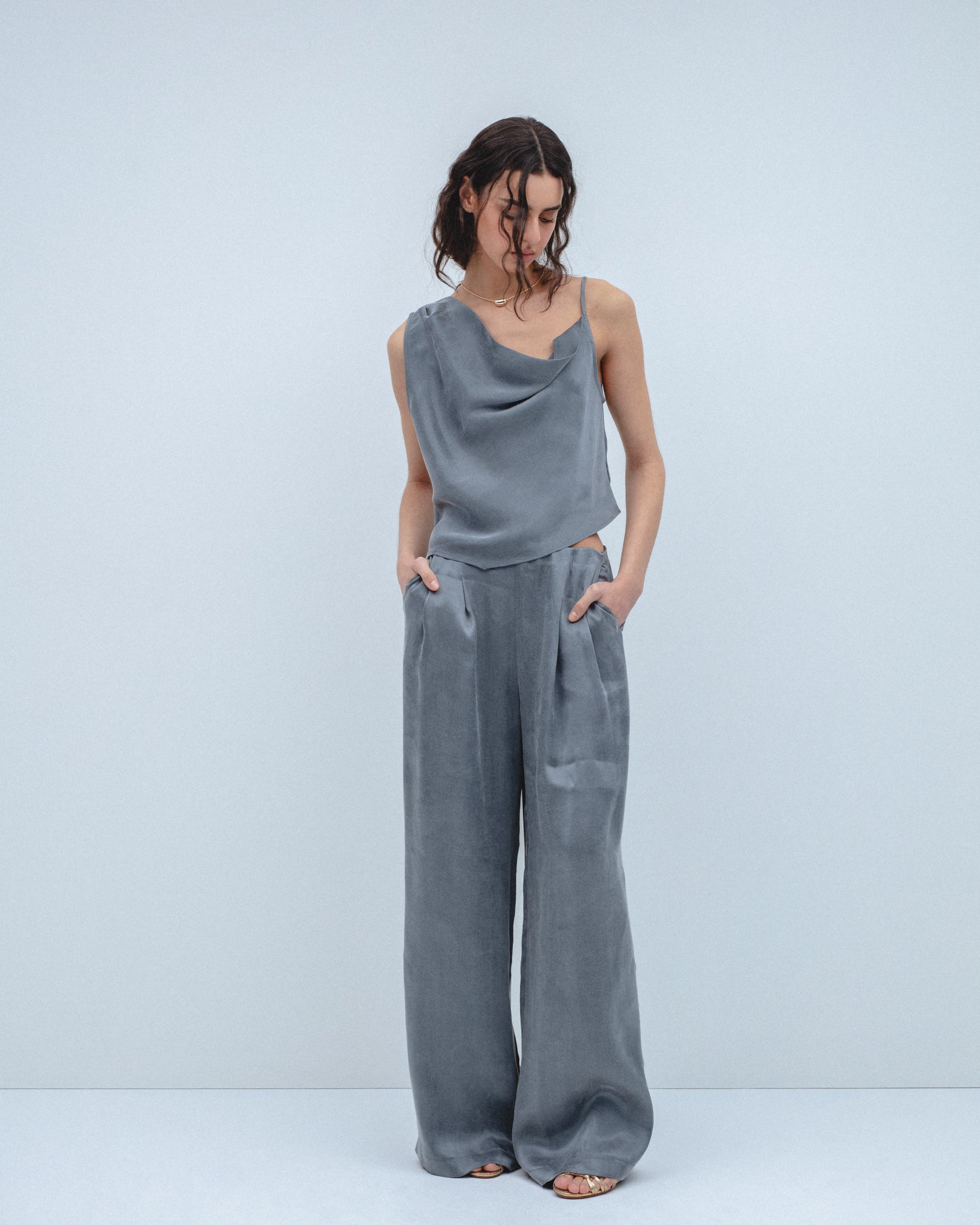 Pantalón Palazzo Pinzas