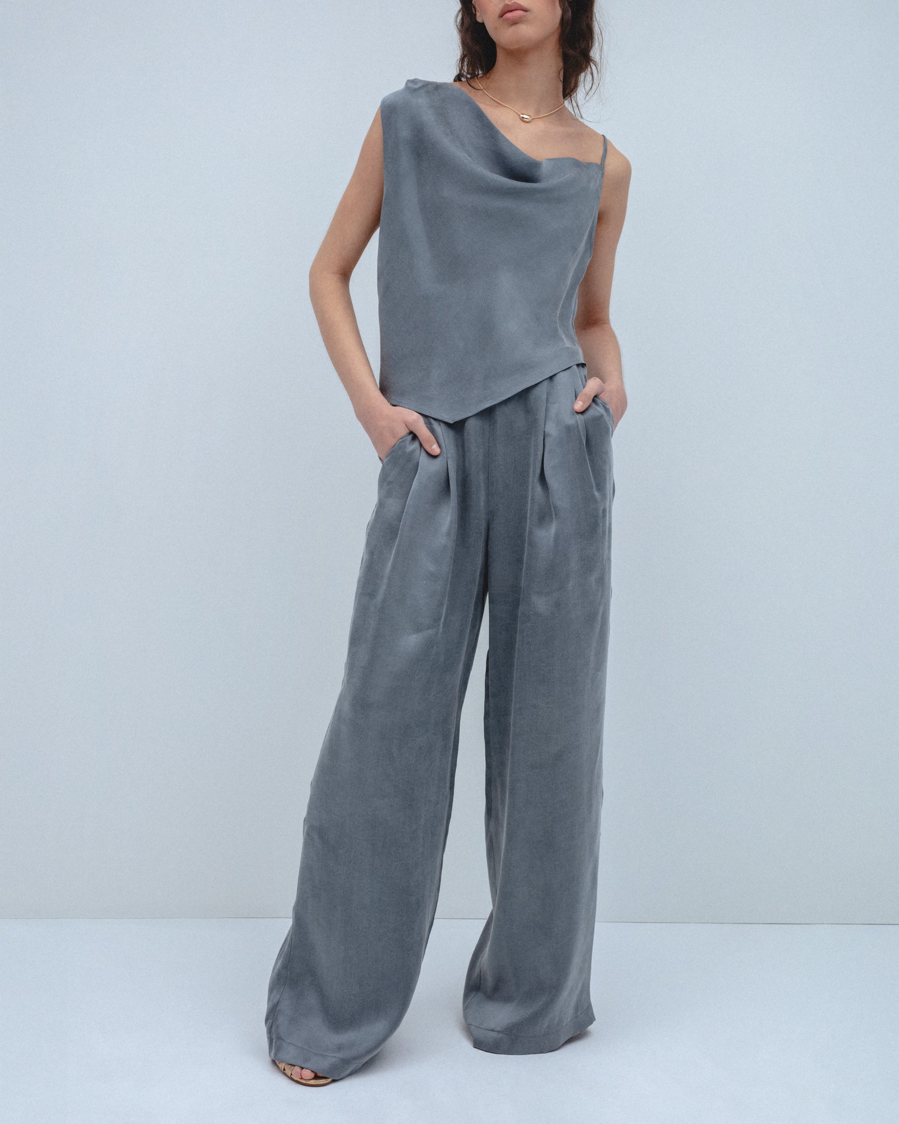 Pantalón Palazzo Pinzas