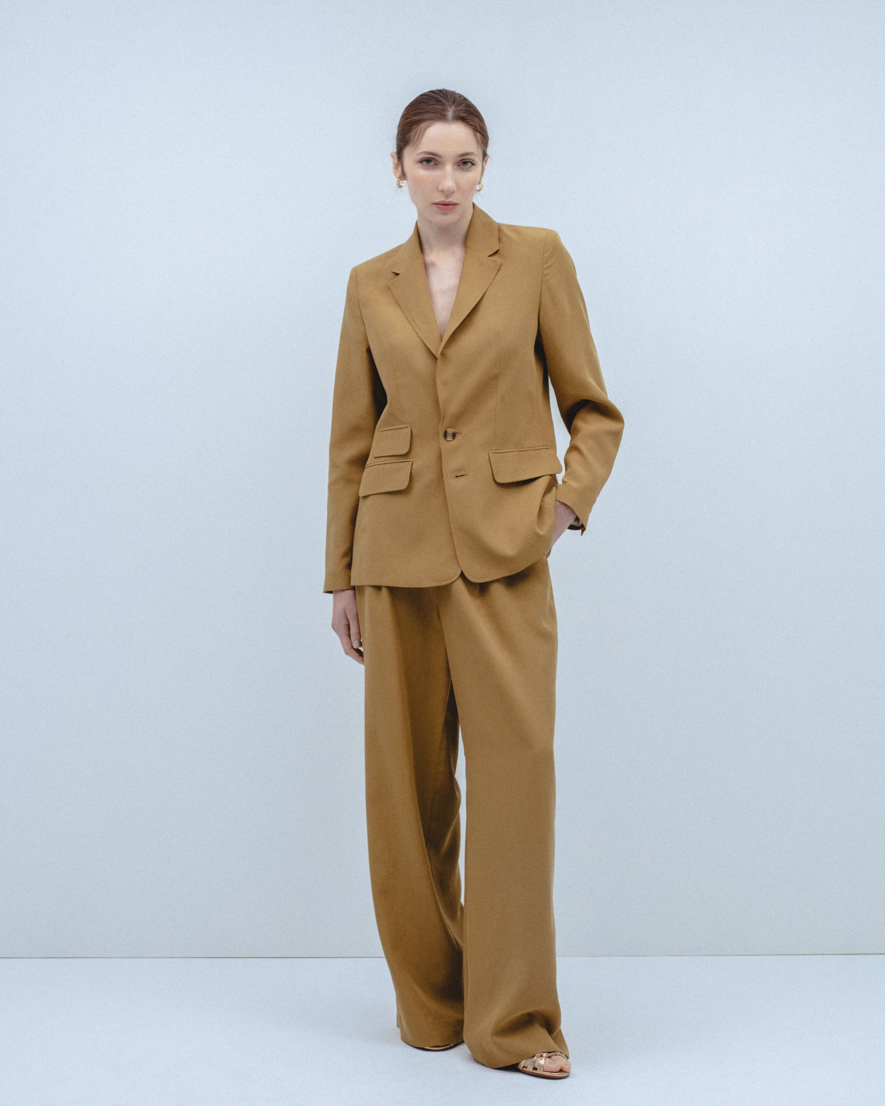 Americana Fluida Con Lino