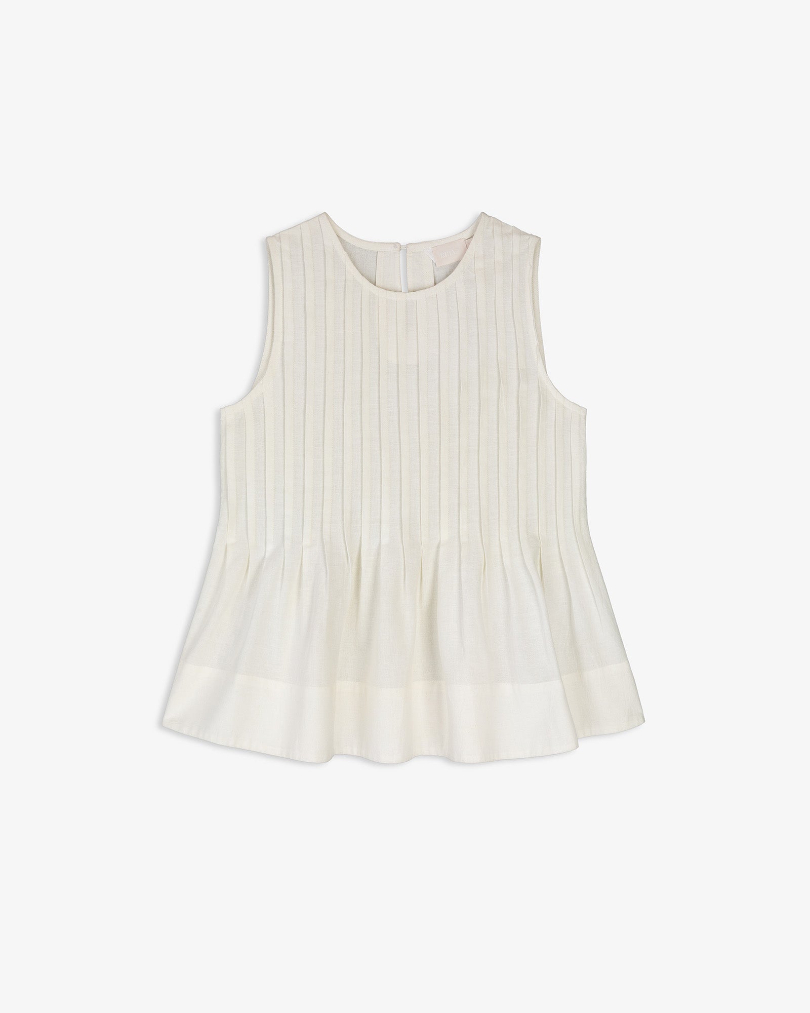 Blusa Jaretas Sin Mangas Algodón y Lino