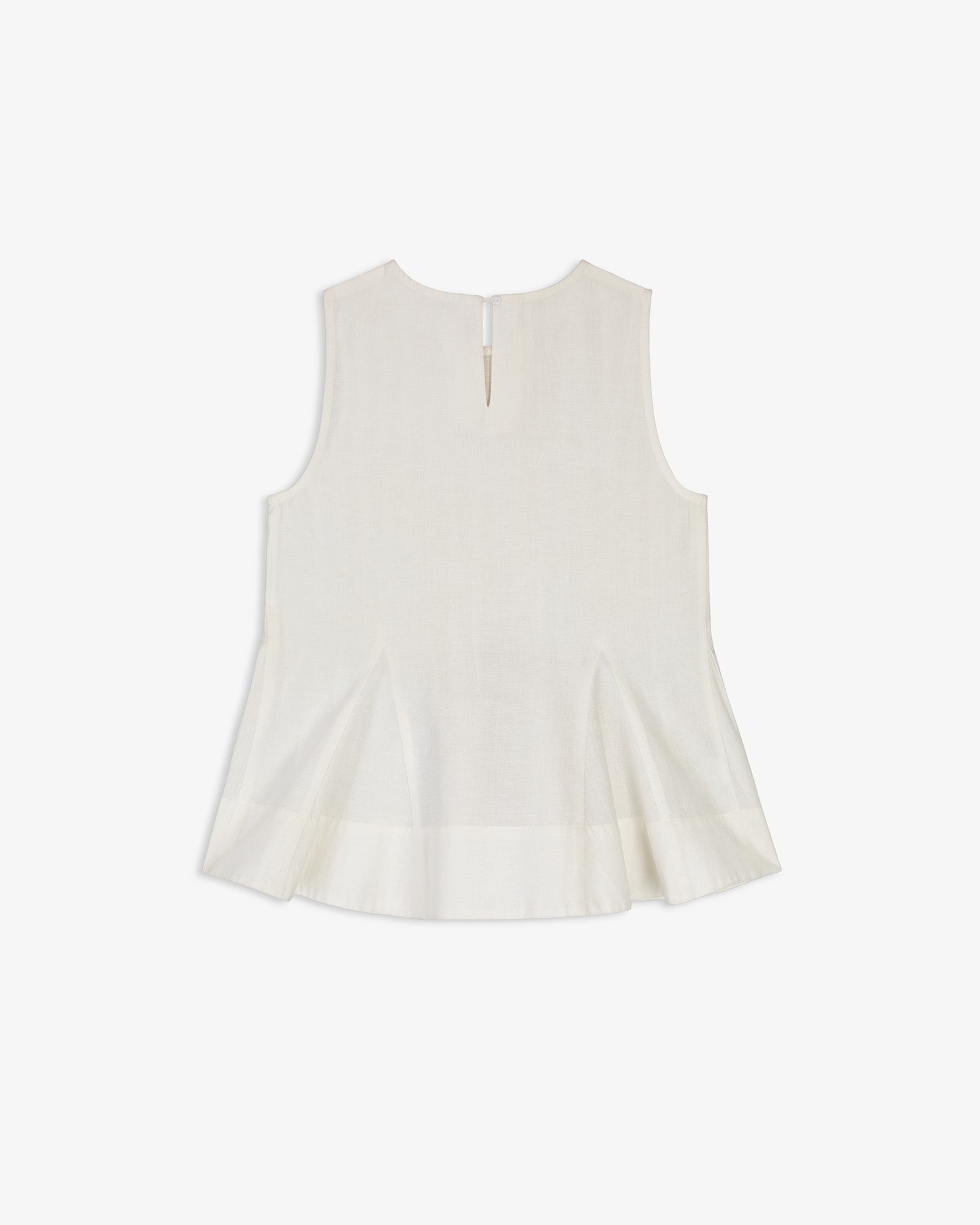 Blusa Jaretas Sin Mangas Algodón y Lino