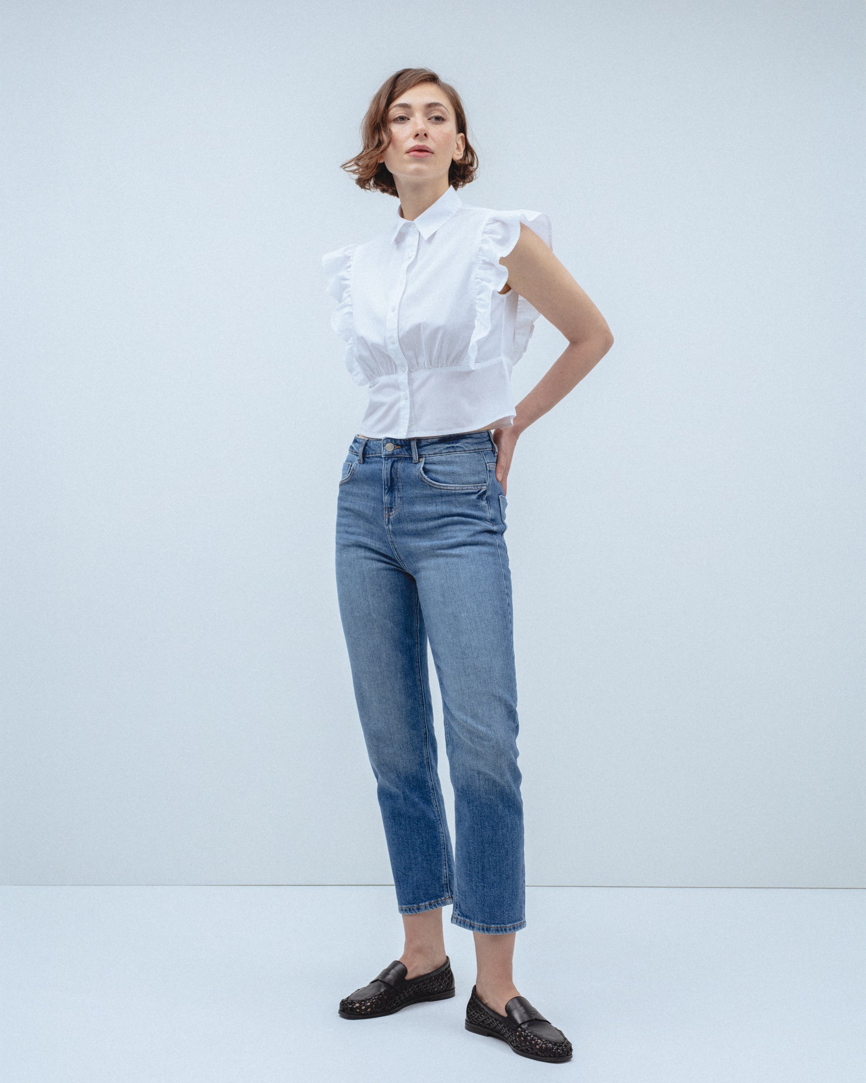 Jeans Slim Cinco Bolsillos