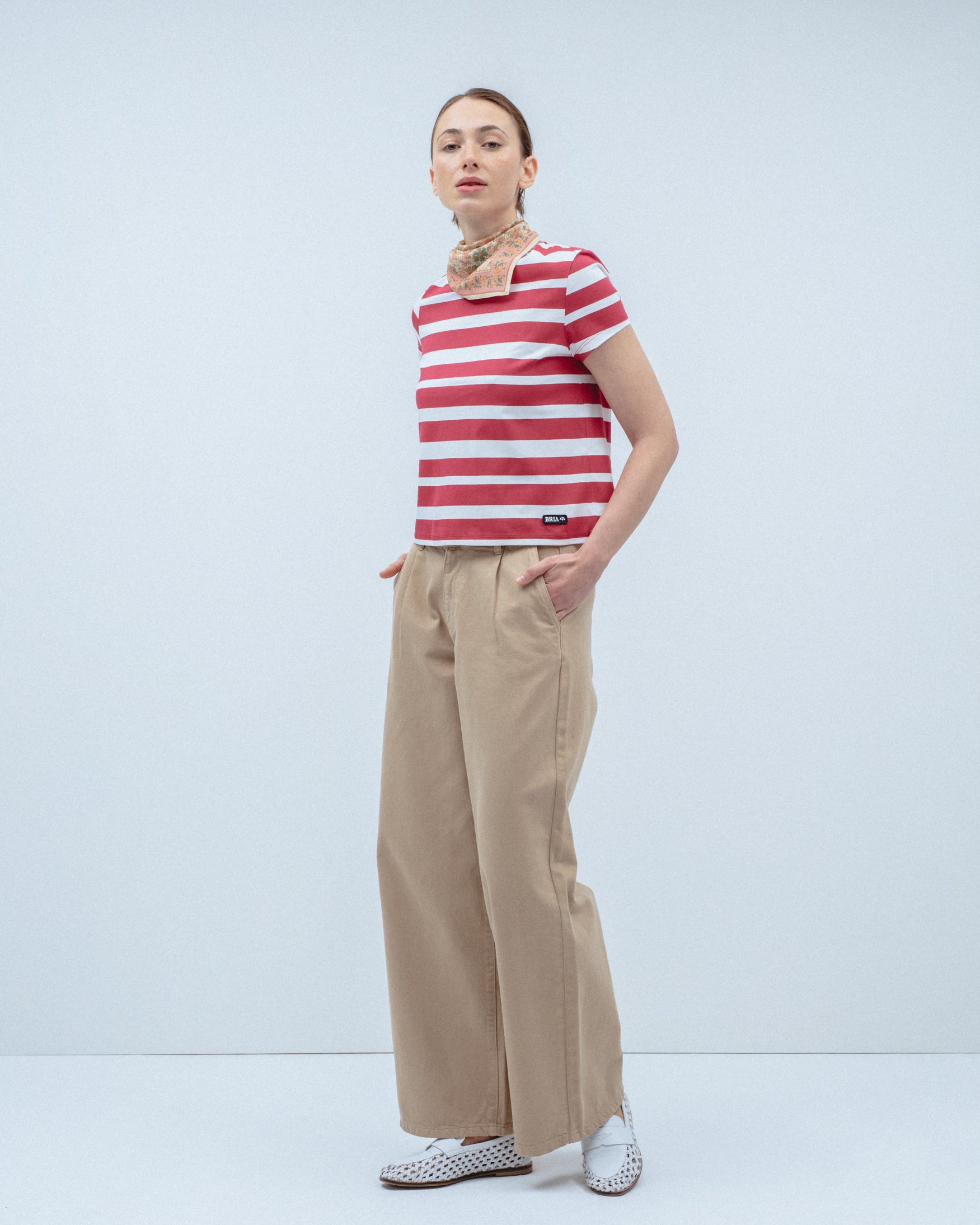 Pantalón Sarga Wide Leg Pinzas