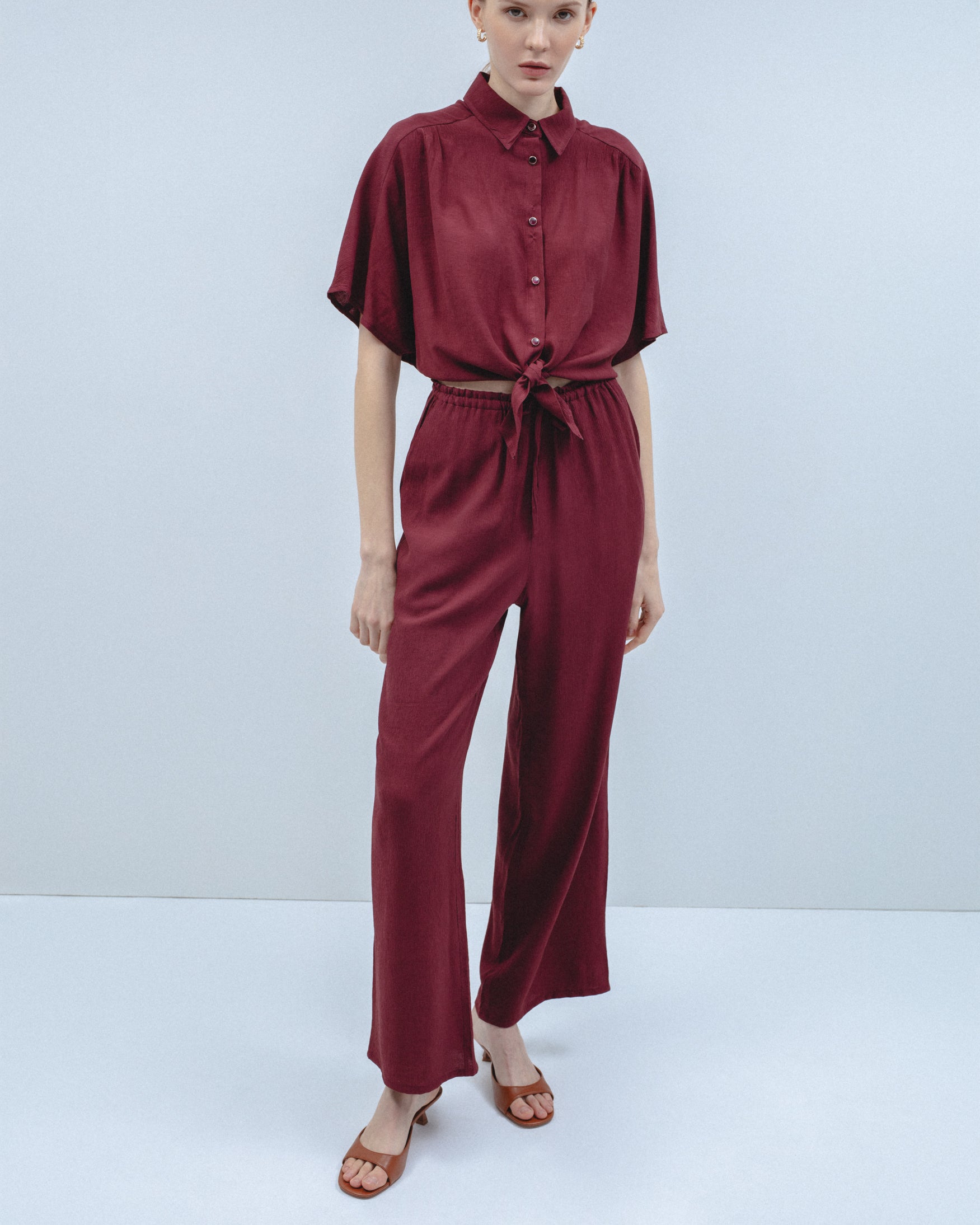 Pantalón Fluído Textura