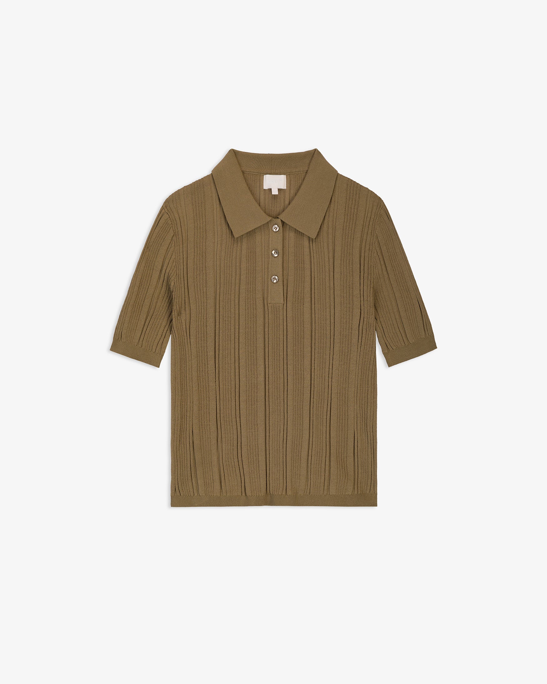 Camiseta Polo Punto Fino Canalé Irregular