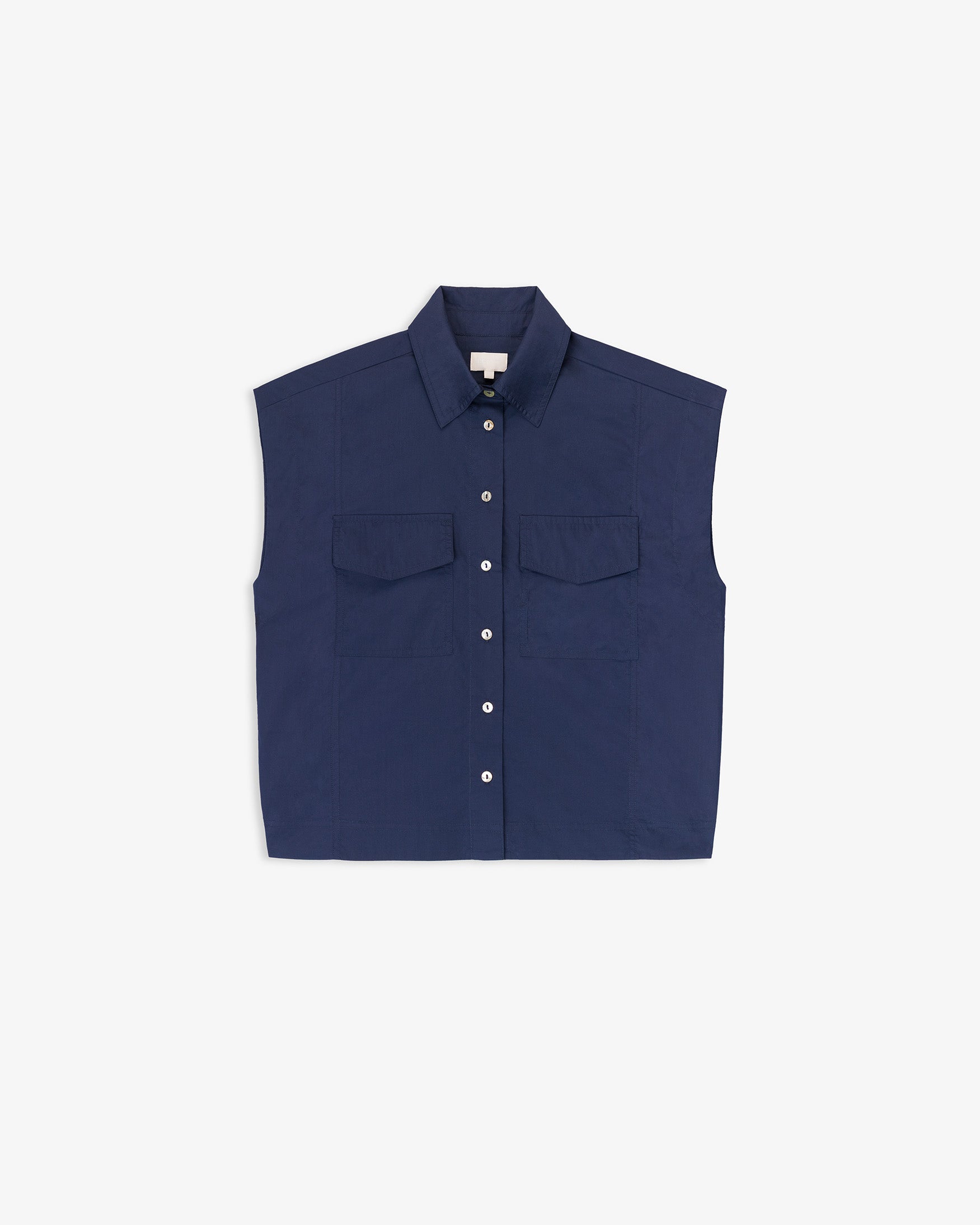 Camisa Algodón Bolsillos Parche