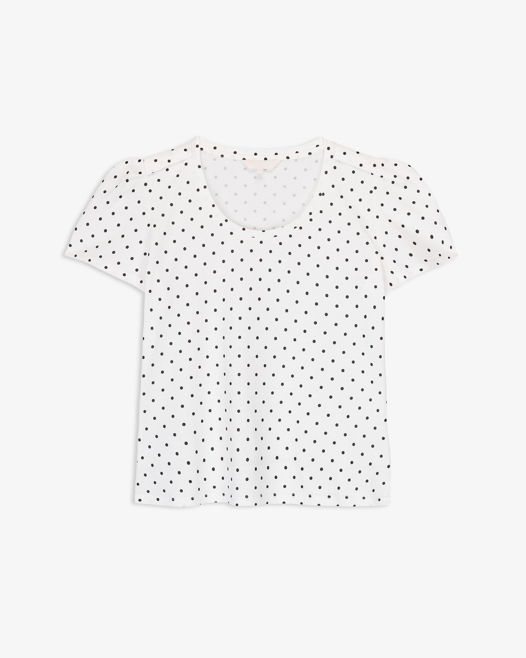 Camiseta Algodón Estampada Lunares