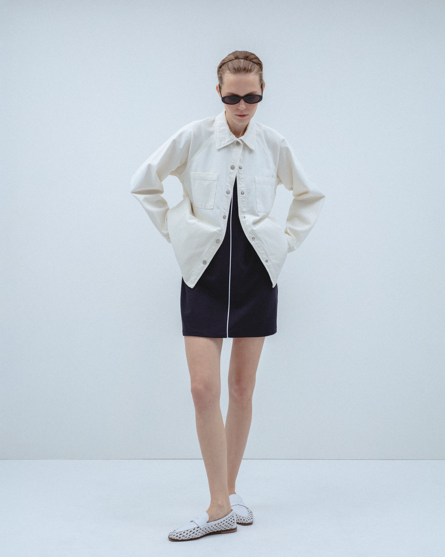 Sobrecamisa Oversize Bolsillos Algodón