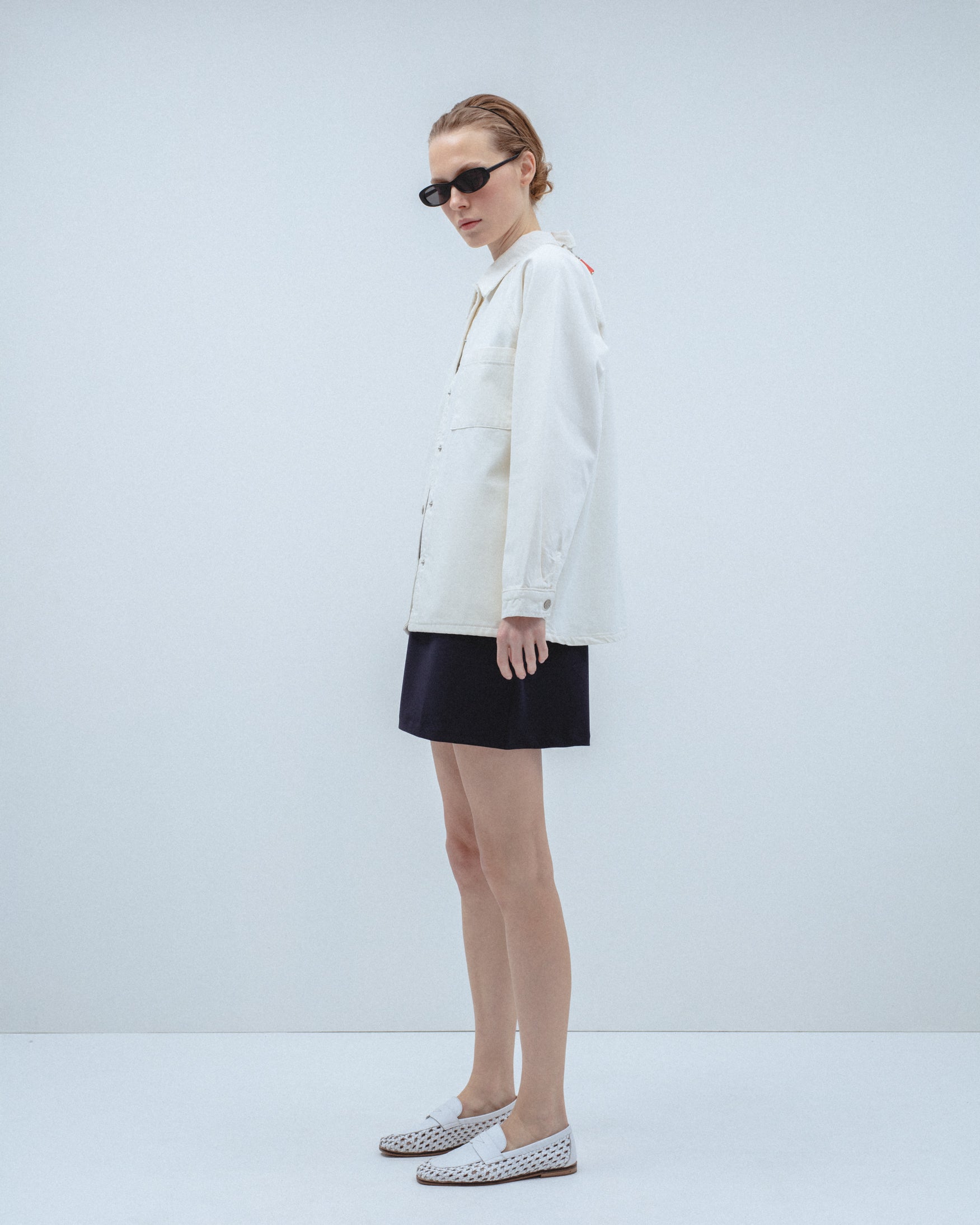 Sobrecamisa Oversize Bolsillos Algodón