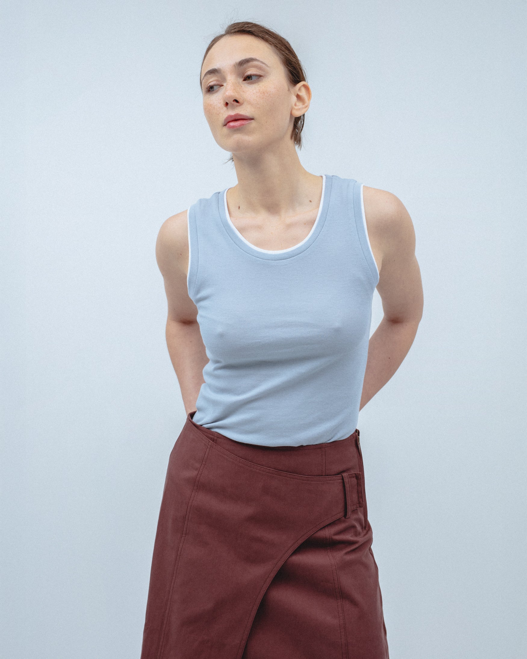 Camiseta Algodón Tirantes Doble