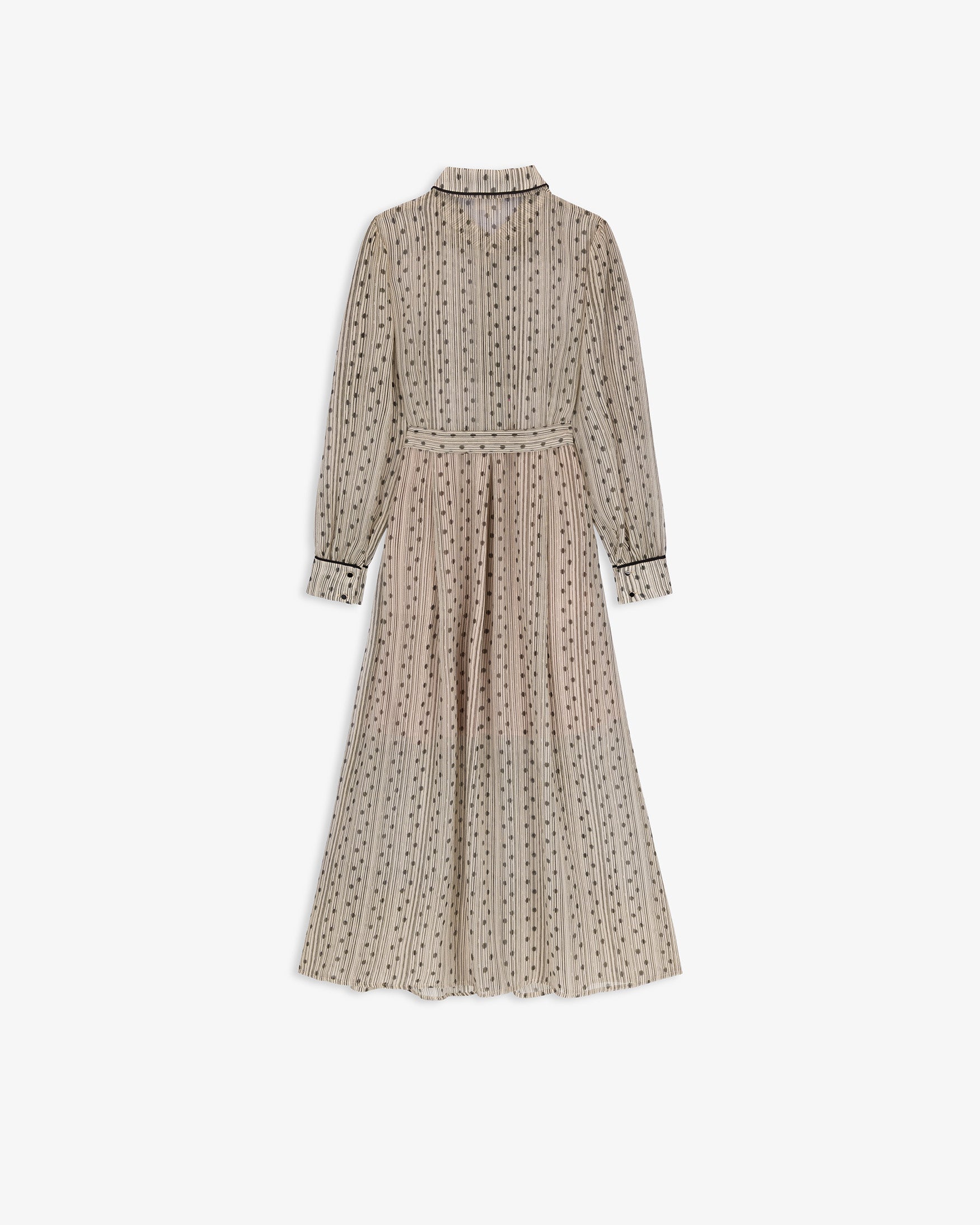 Vestido Camisero Estampado Lunares