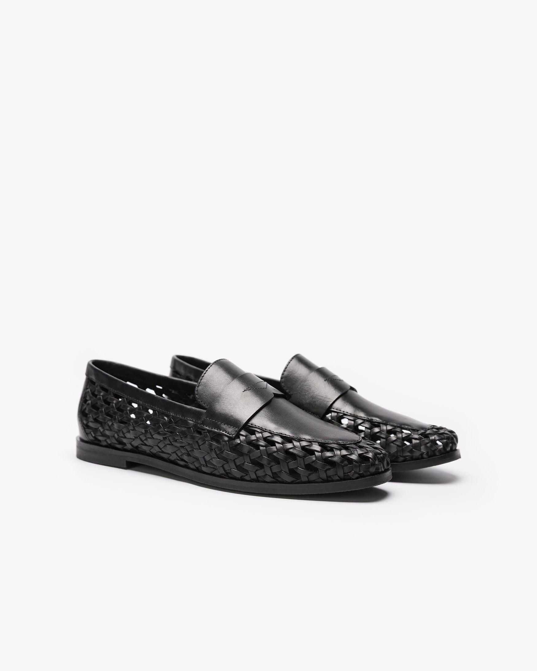 Mocasín Piel Trenzado
