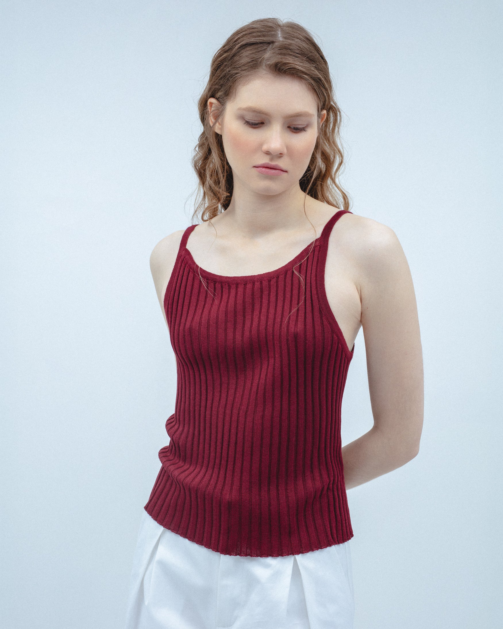 Top Punto Cuello Barco Tirantes