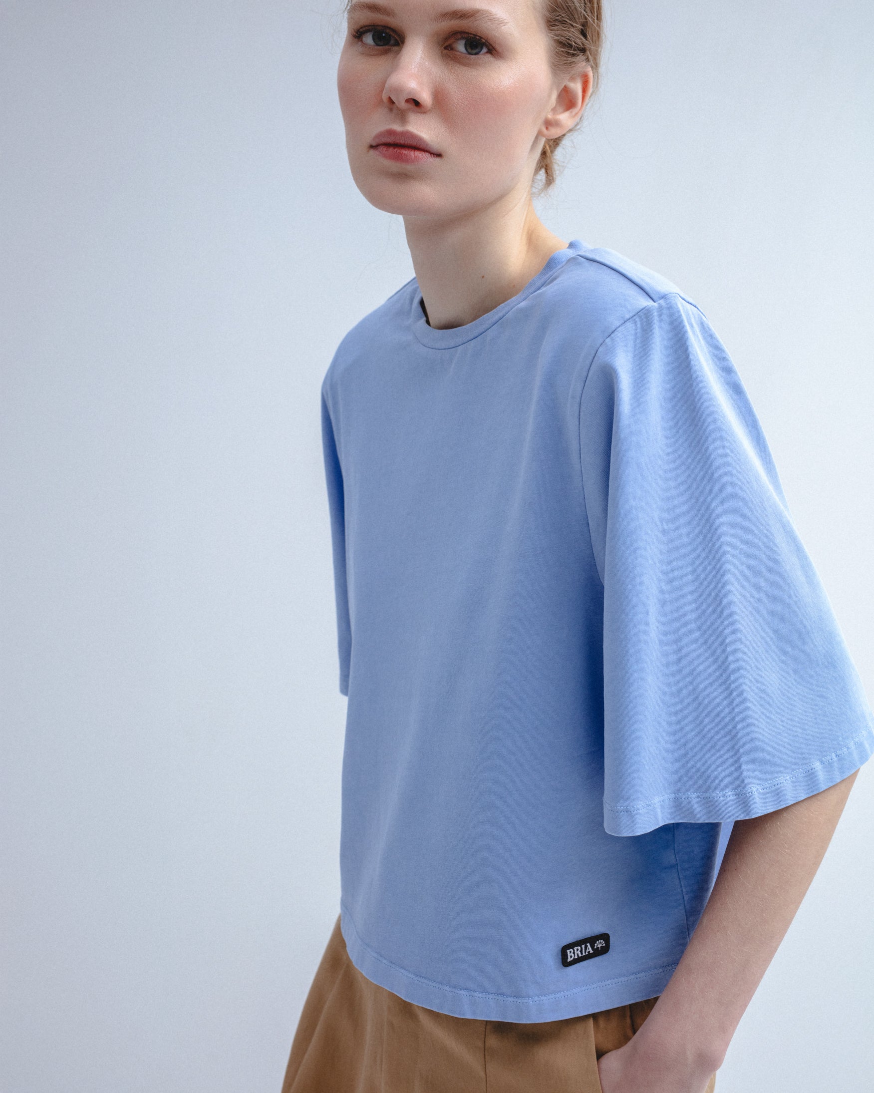 Camiseta Algodón Hombreras