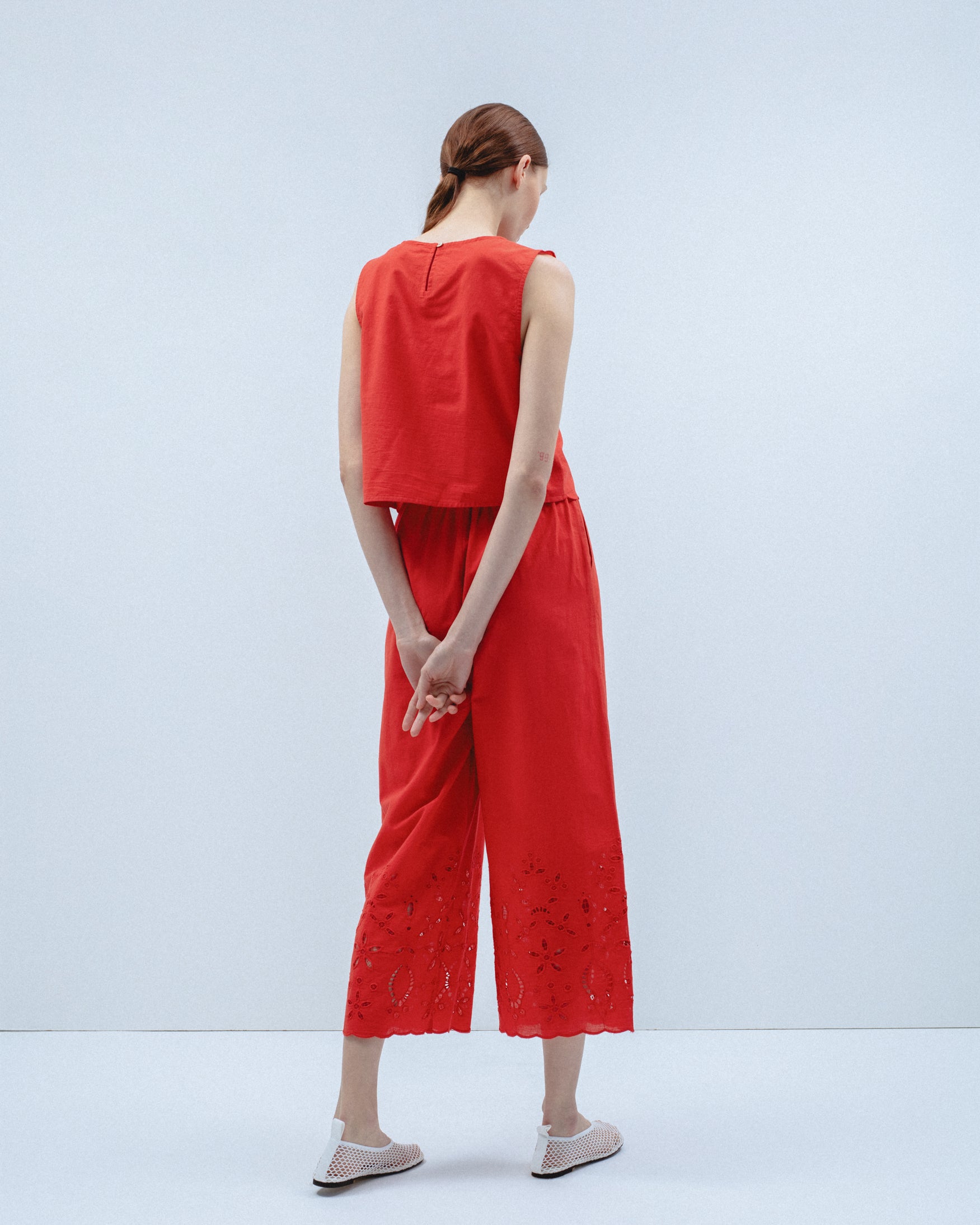 Pantalón Algodón Calado